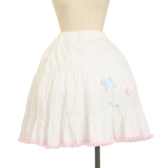 Cornet バルーン裾が可愛い真っ白ワンピースロリィタ 