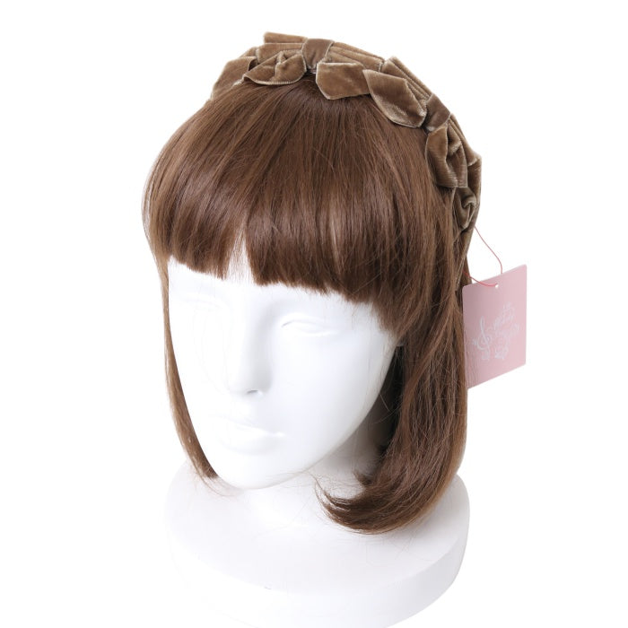 USED】ベルベットリボンいっぱいカチューシャ | Melody BasKet