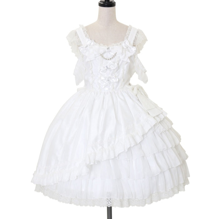 メタモルフォーゼ PrincessシャンタンアシメトリーフリルJSK USED】Princess シャンタンアシメトリーフリルジャンパースカート
