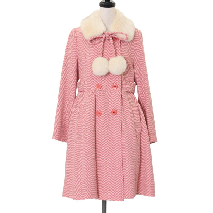 【新品未使用】EmilyTempleCute　イストワールコート　ヘリンボーン USED】ヘリンボーンコート | Emily Temple cute | ロリータ