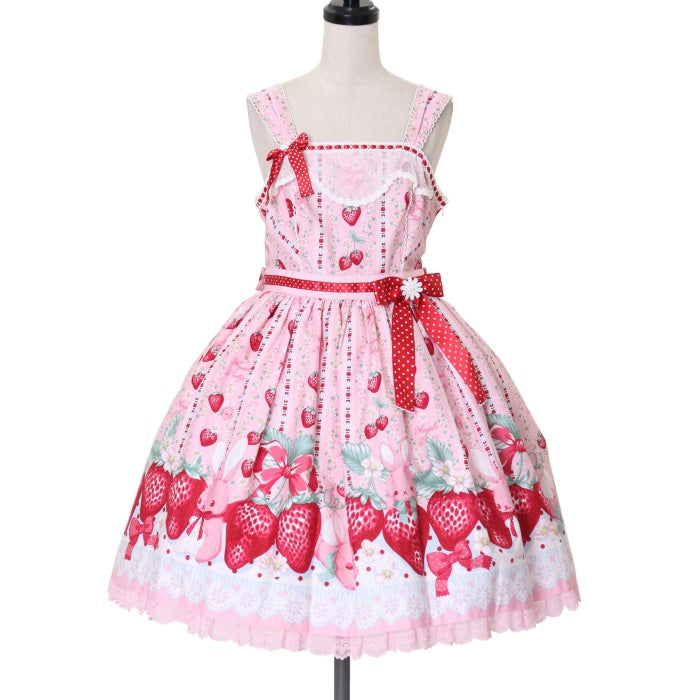 USED】Little Bunny Strawberryジャンパースカート | Angelic