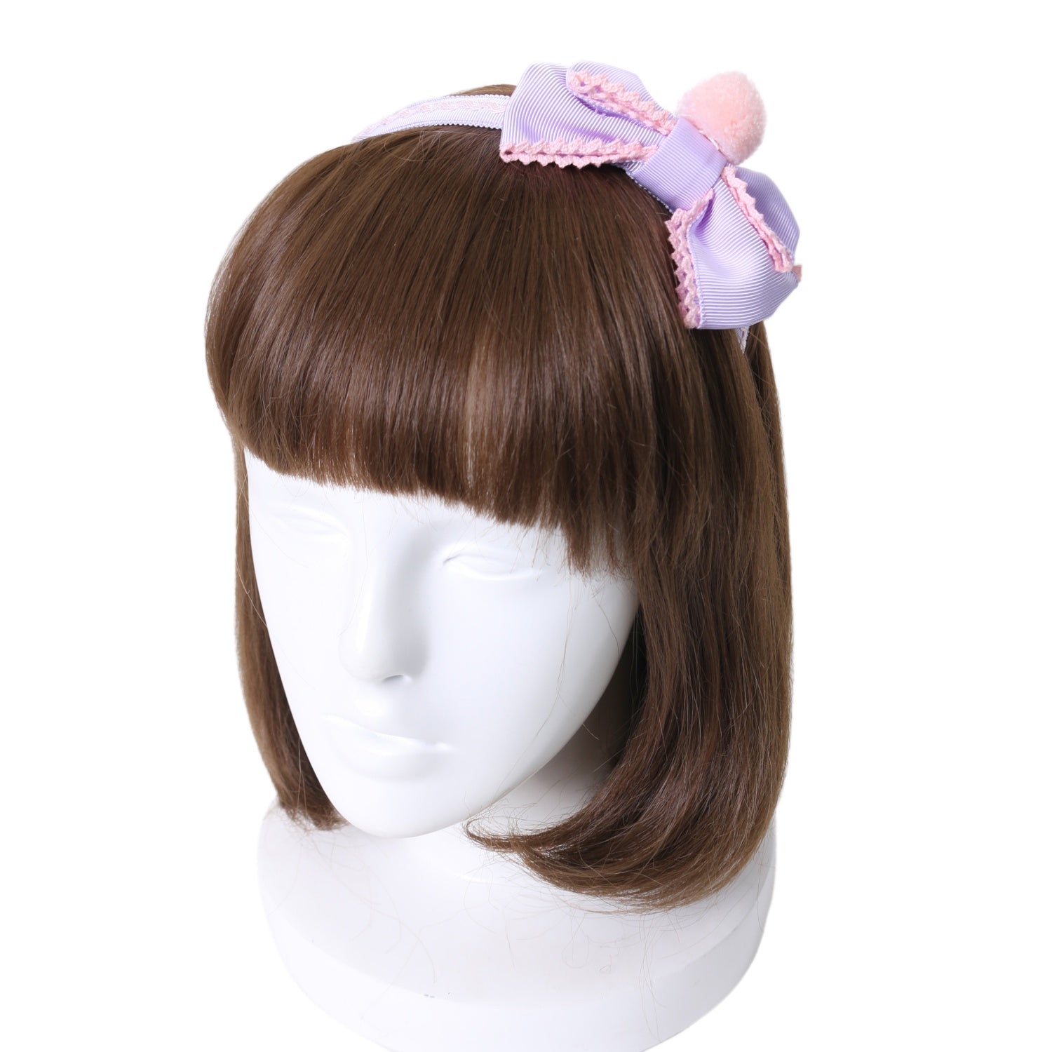 USED】ポンポン付きグログランリボンカチューシャ | Angelic Pretty 