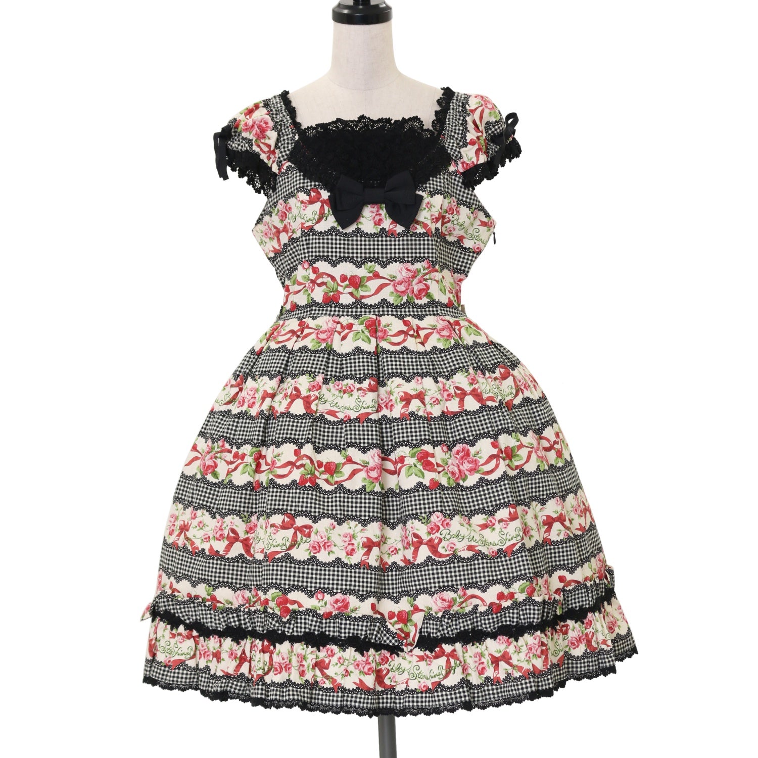 USED】スウィーティーギンガムボーダージャンパースカート2 | BABY  