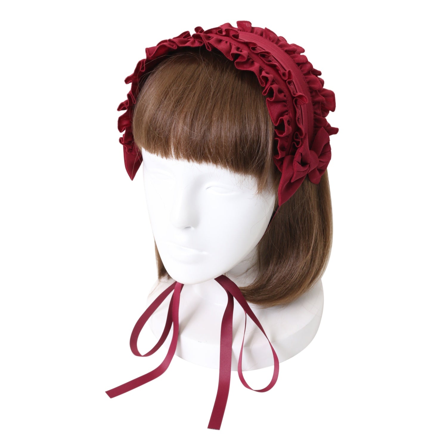 Mary Magdalen ヘッドドレス ボルドー