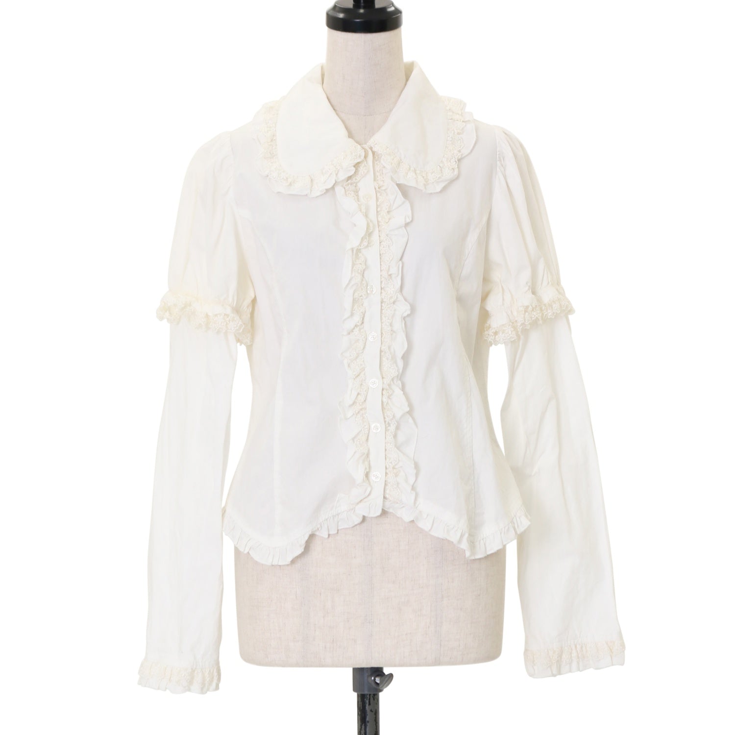 USED】付袖フリル編上げブラウス | PUTUMAYO Wunderwelt Online Shop