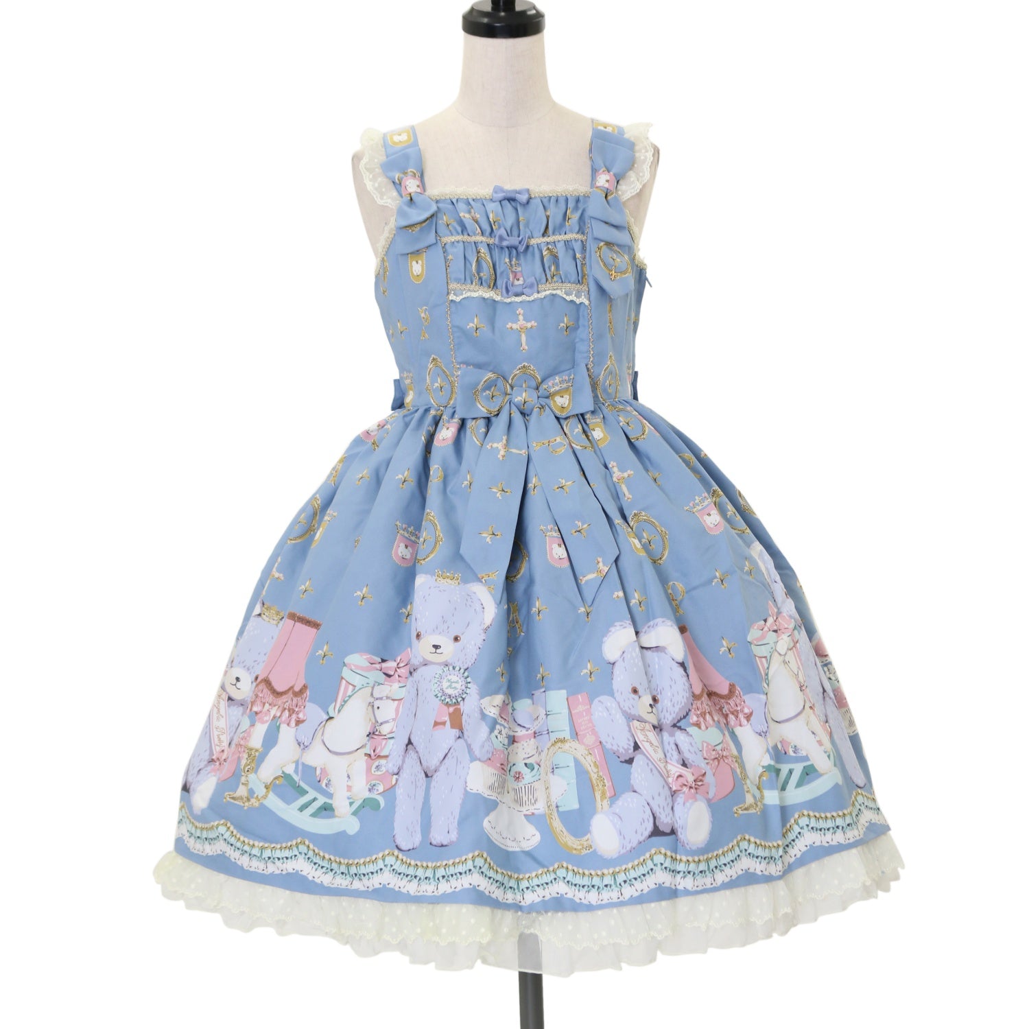 USED】Charlotte's Bearジャンパースカート | Angelic Pretty USED】Charlotte's Bearジャンパースカート | Angelic Pretty