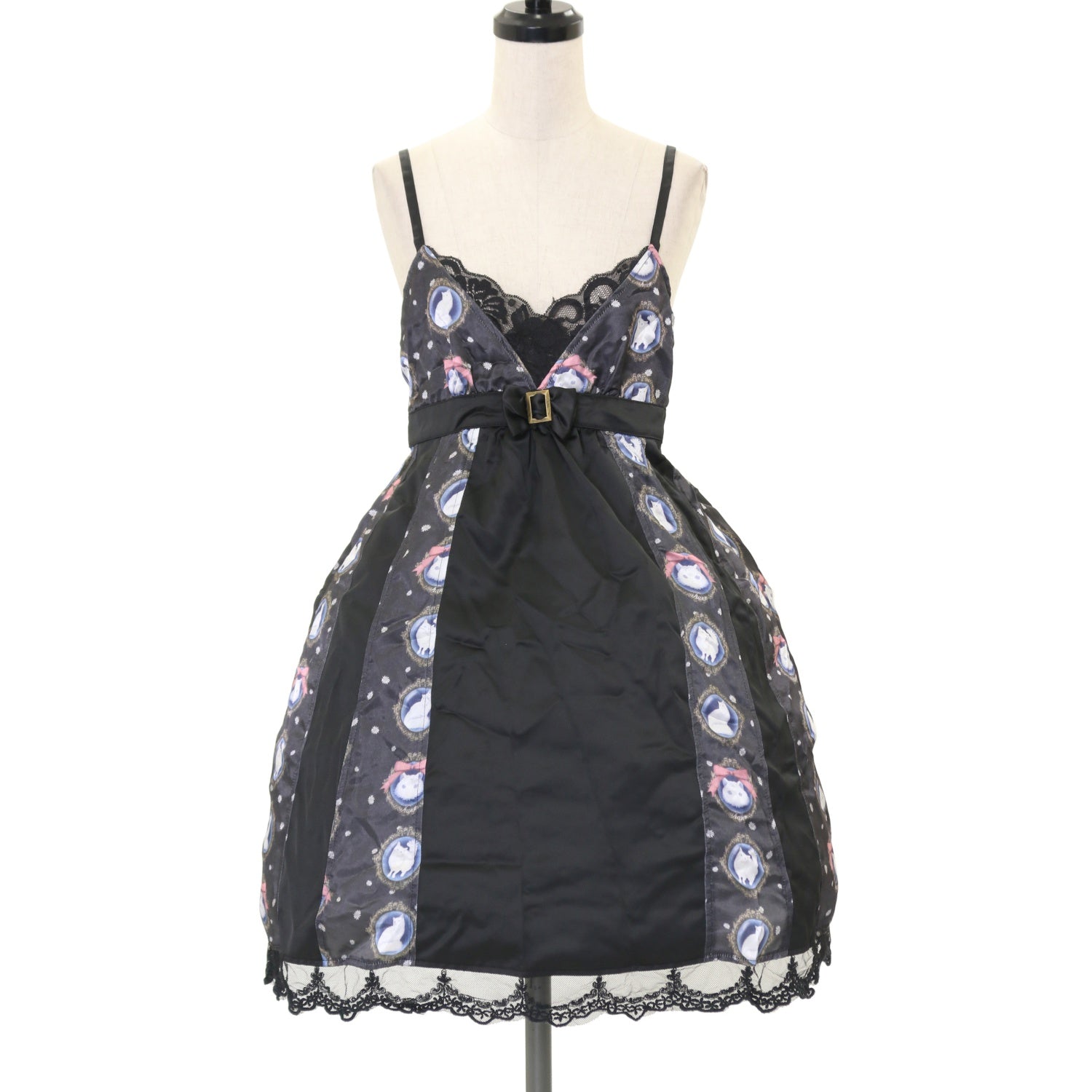 USED】FRILL 白猫のベビードールジャンパースカート | h.NAOTO  