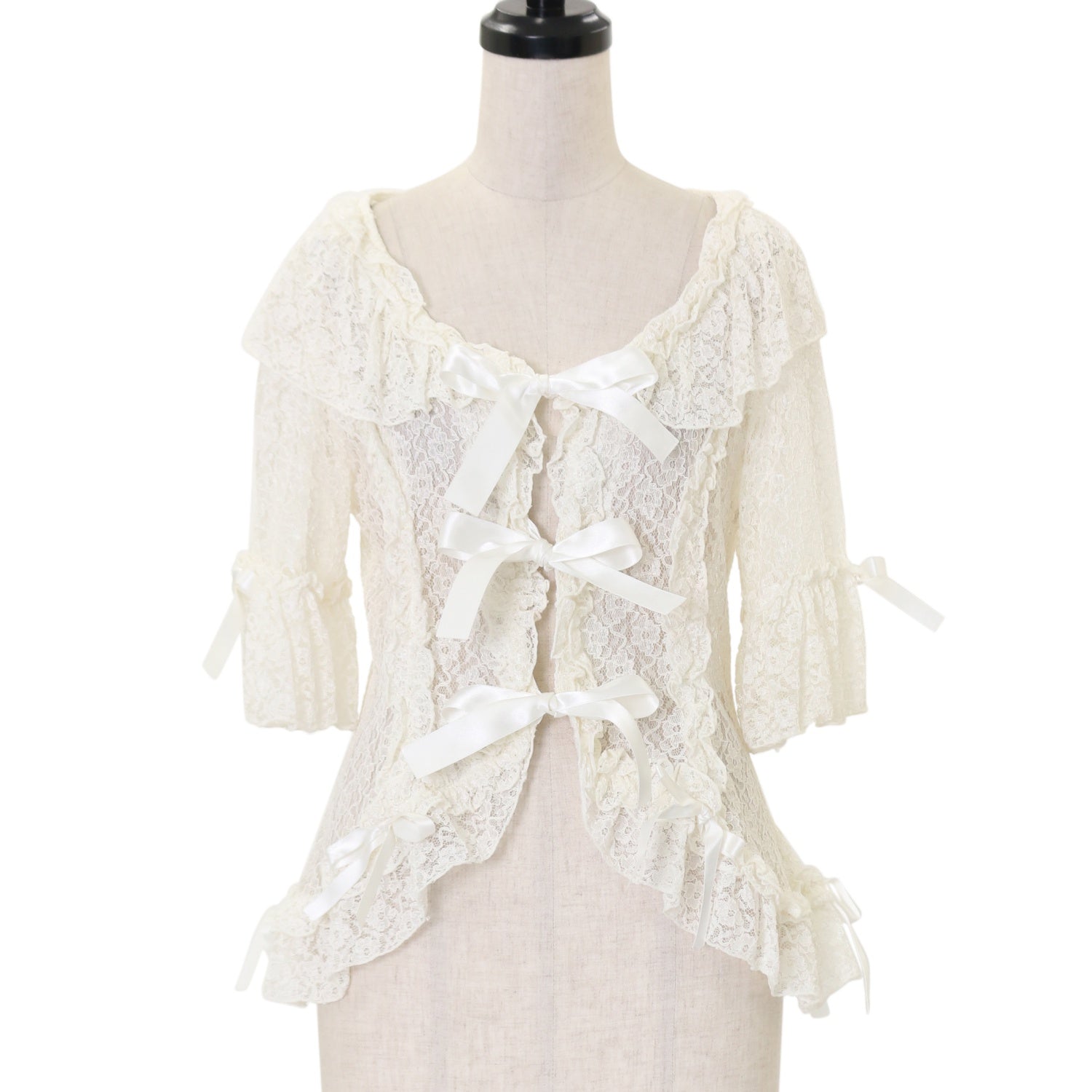 USED】総レースラッパ袖共フリルボレロ | metamorphose | ロリータ  