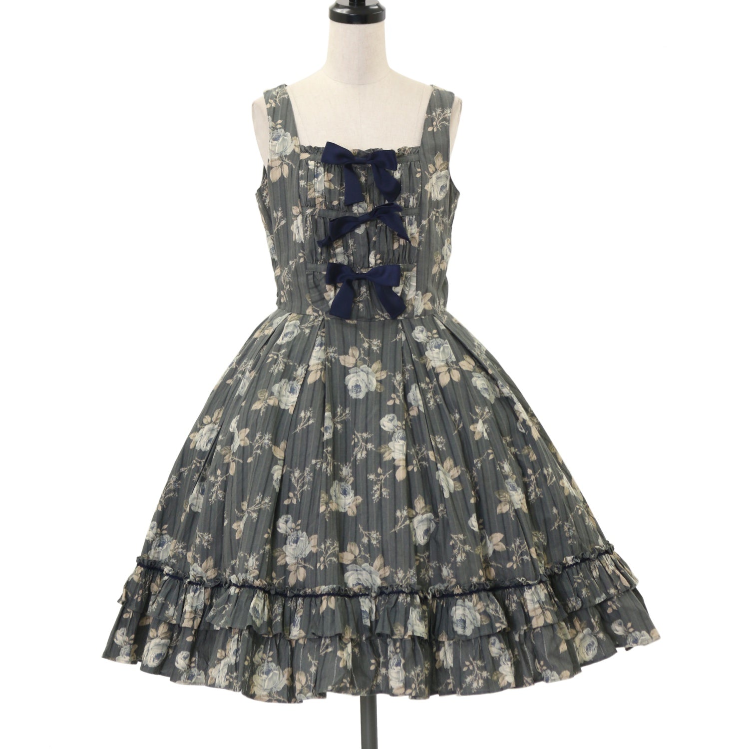 Victorian maiden】グレー ロングコート ロリータファッション