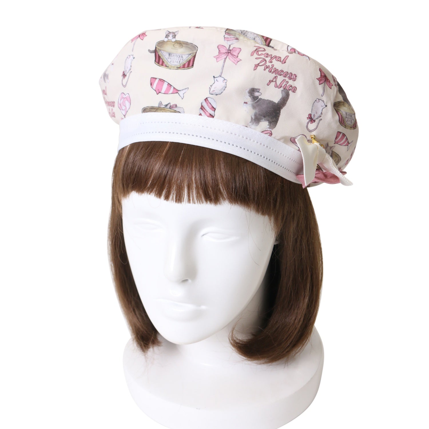 USED】Wrapping Ribbon Cat・ねこ助コラボ ベレー帽
