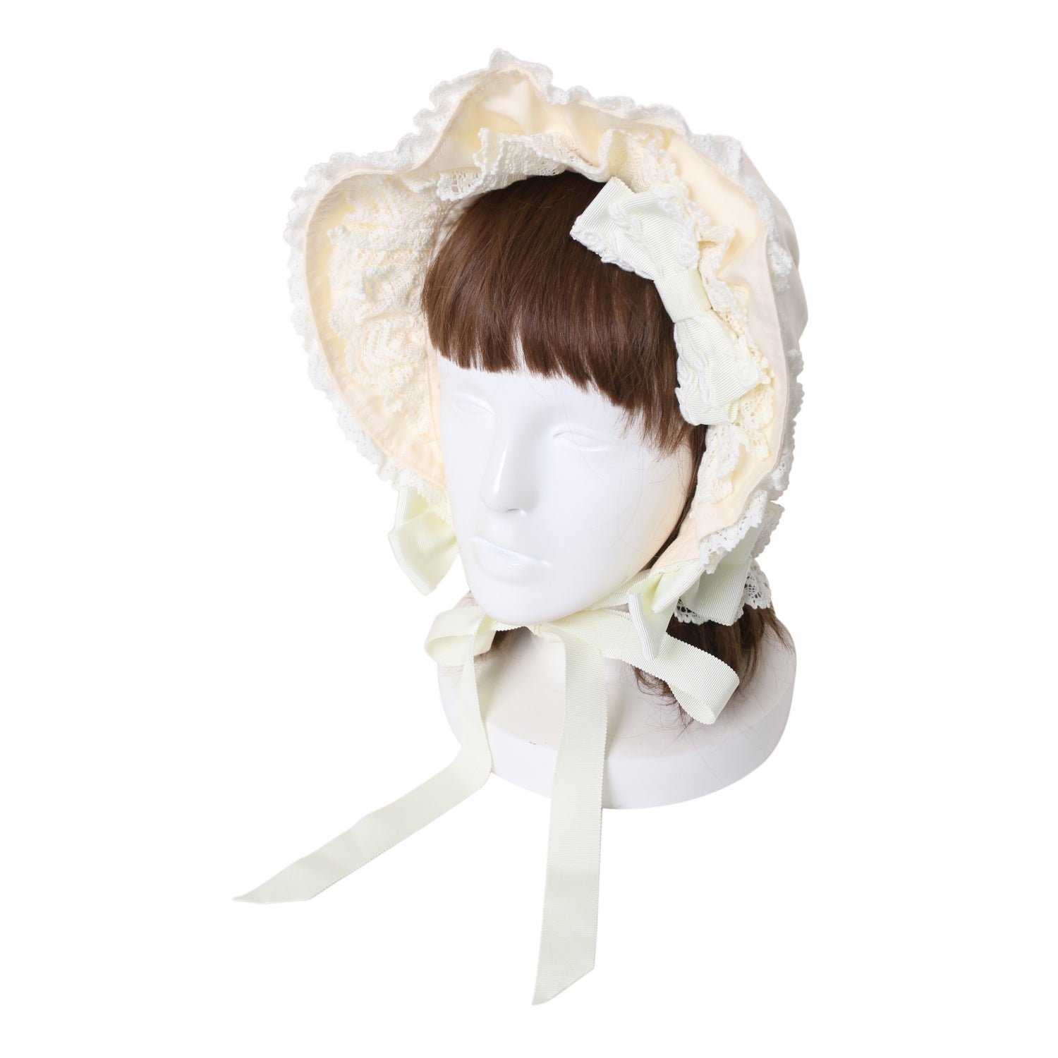 USED】トーションレースのフルボンネット | BABY, THE STARS SHINE