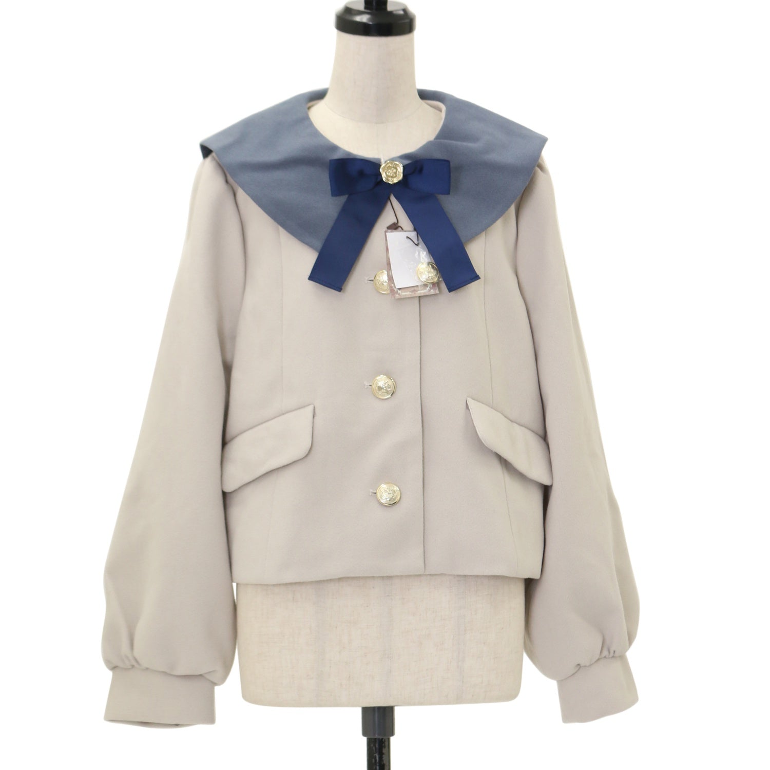 USED】セーラーカラーショートコート | Amavel | ロリータ ゴスロリ