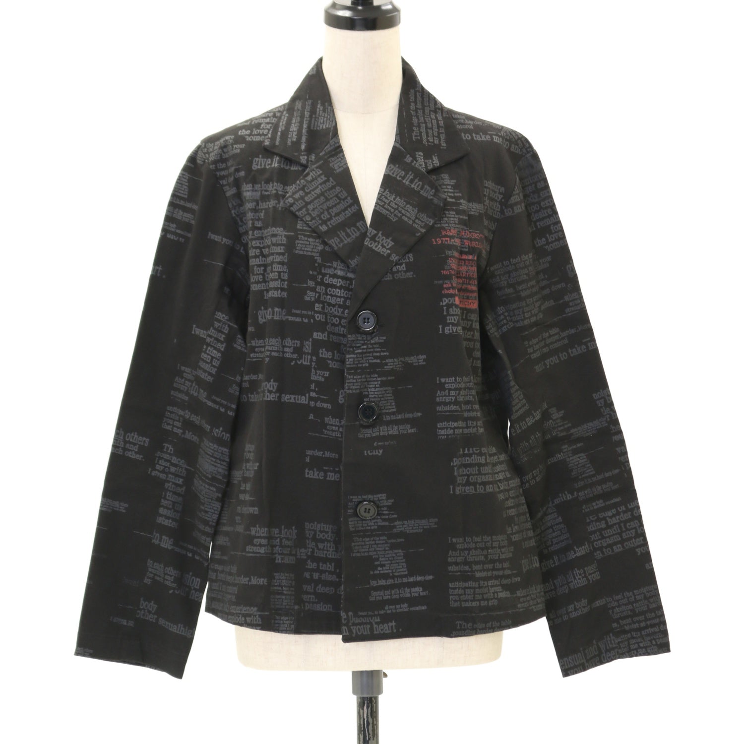 USED】ANARCHY 英字柄ジャケット | h.NAOTO Wunderwelt Online USED】ANARCHY 英字柄ジャケット | h.NAOTO Wunderwelt Online