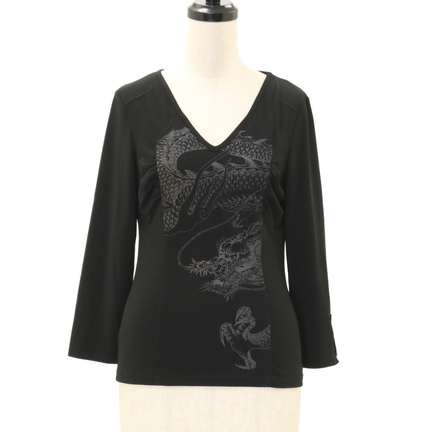 Ozz Croce / クロスネックカットソー  紫 H-25-05-08-1037-OO-TO-KB-ZH Ozz Croce｜オッズクローチェ』 OZZON JAPAN ✜ Cross Fastener