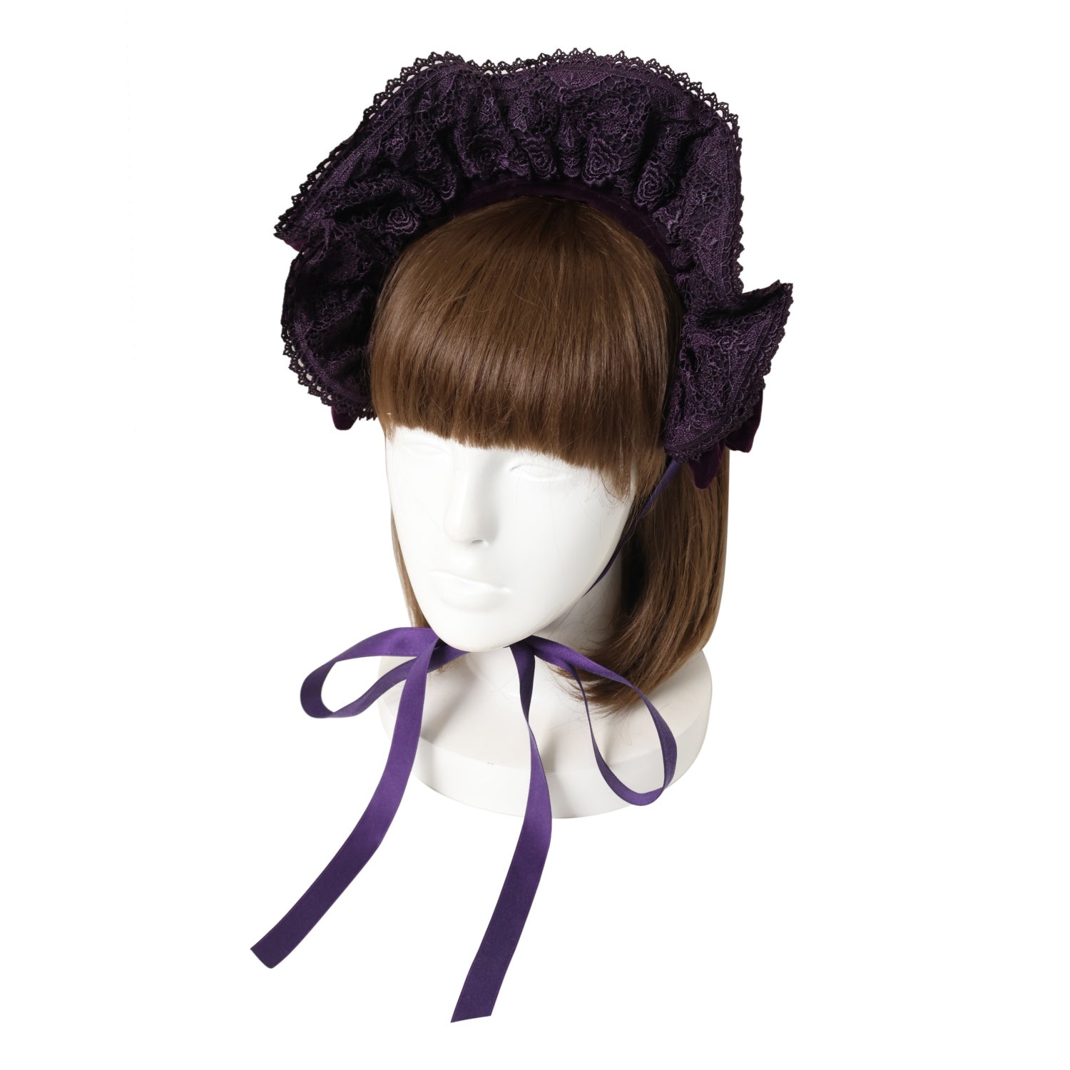 USED】【axes femme kawaii】ベルベットドールハーフボンネット