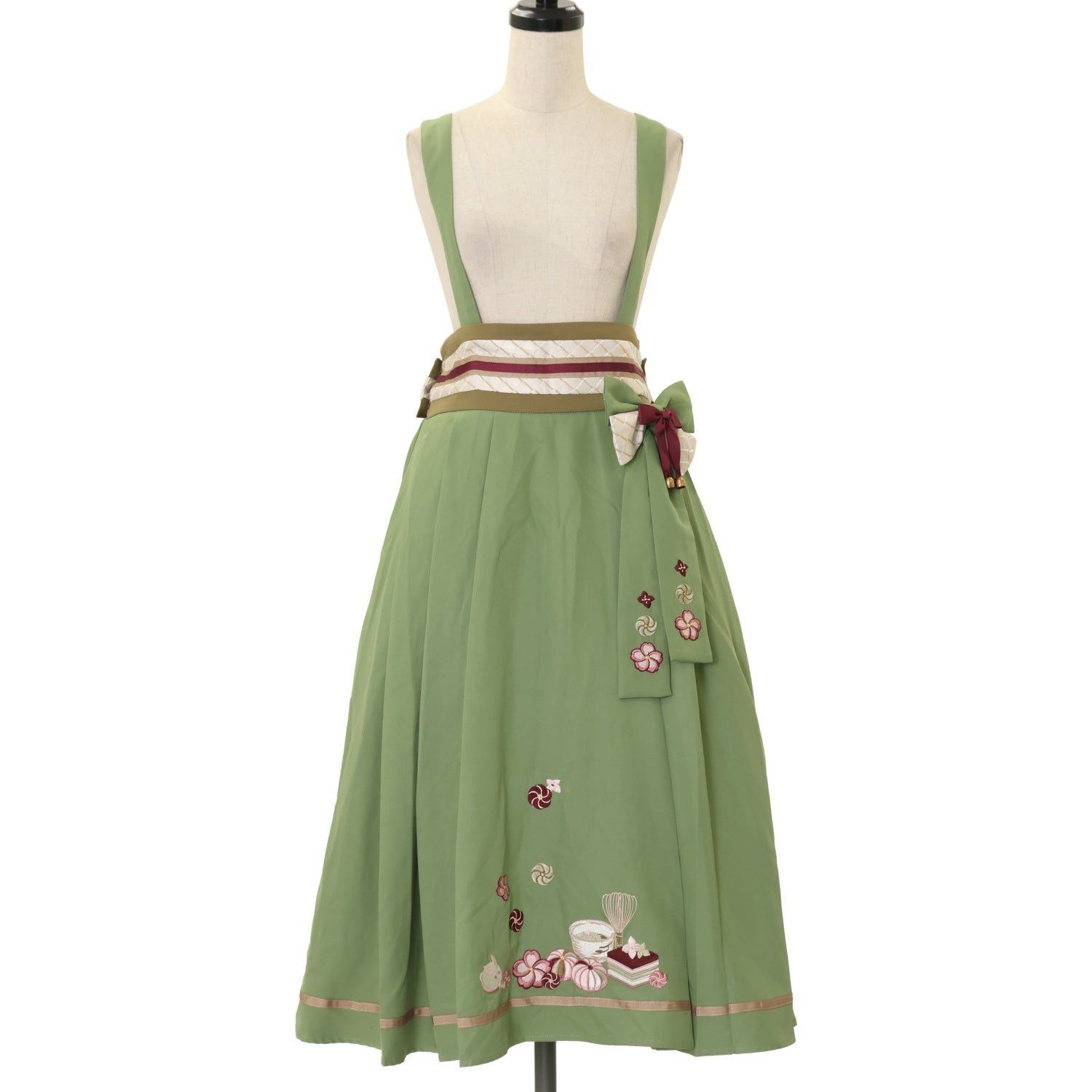 【極美品/付属品完備】Amavel 春花便りのお茶会 和風スカート（ピンク） USED】春花便りのお茶会 和風スカート | Amavel | ロリータ ゴスロリ
