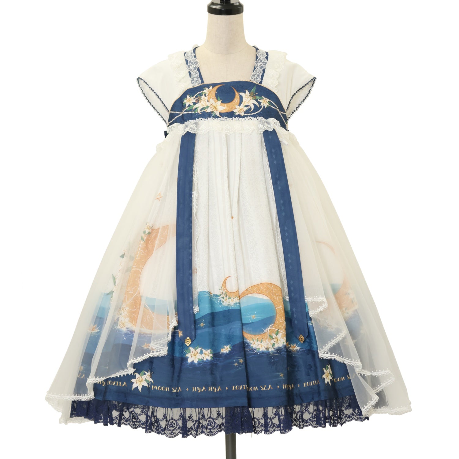 USED】【Mサイズ】Bright Moon Rises Above Sea ベビードール