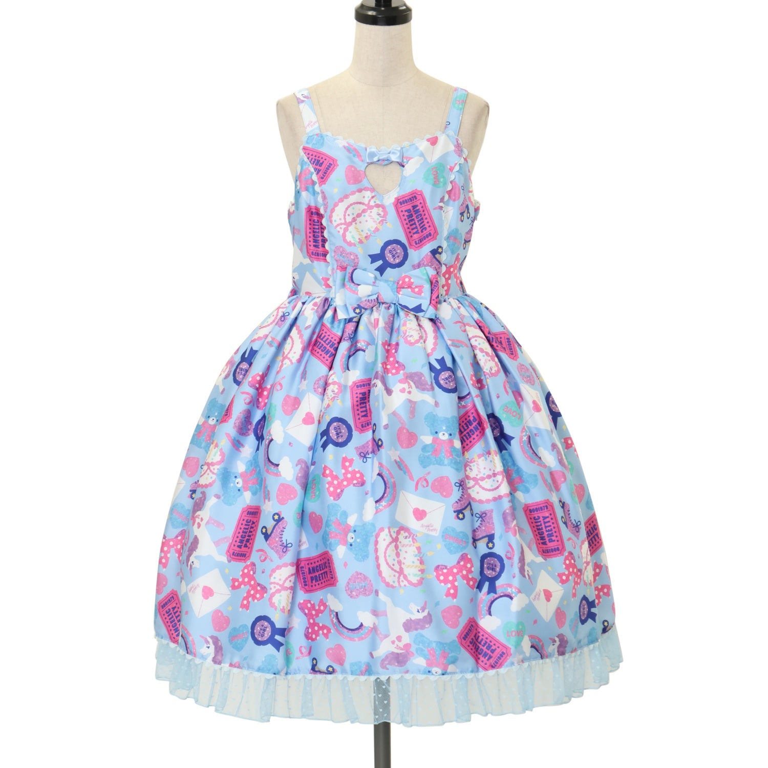 USED】Girly Stickerジャンパースカート | Angelic Pretty | ロリータ 