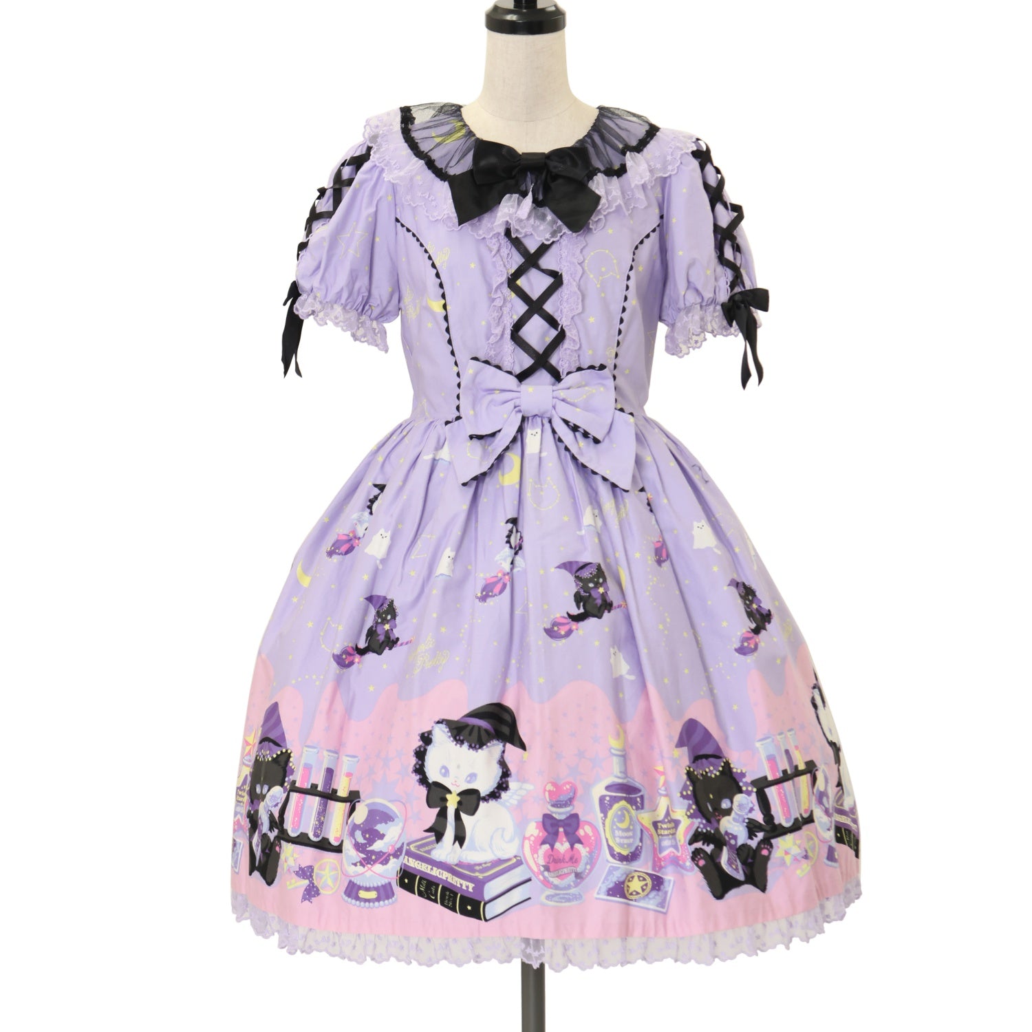 新品 MILKキャットプリントワンピース 新品 MILKキャットプリント