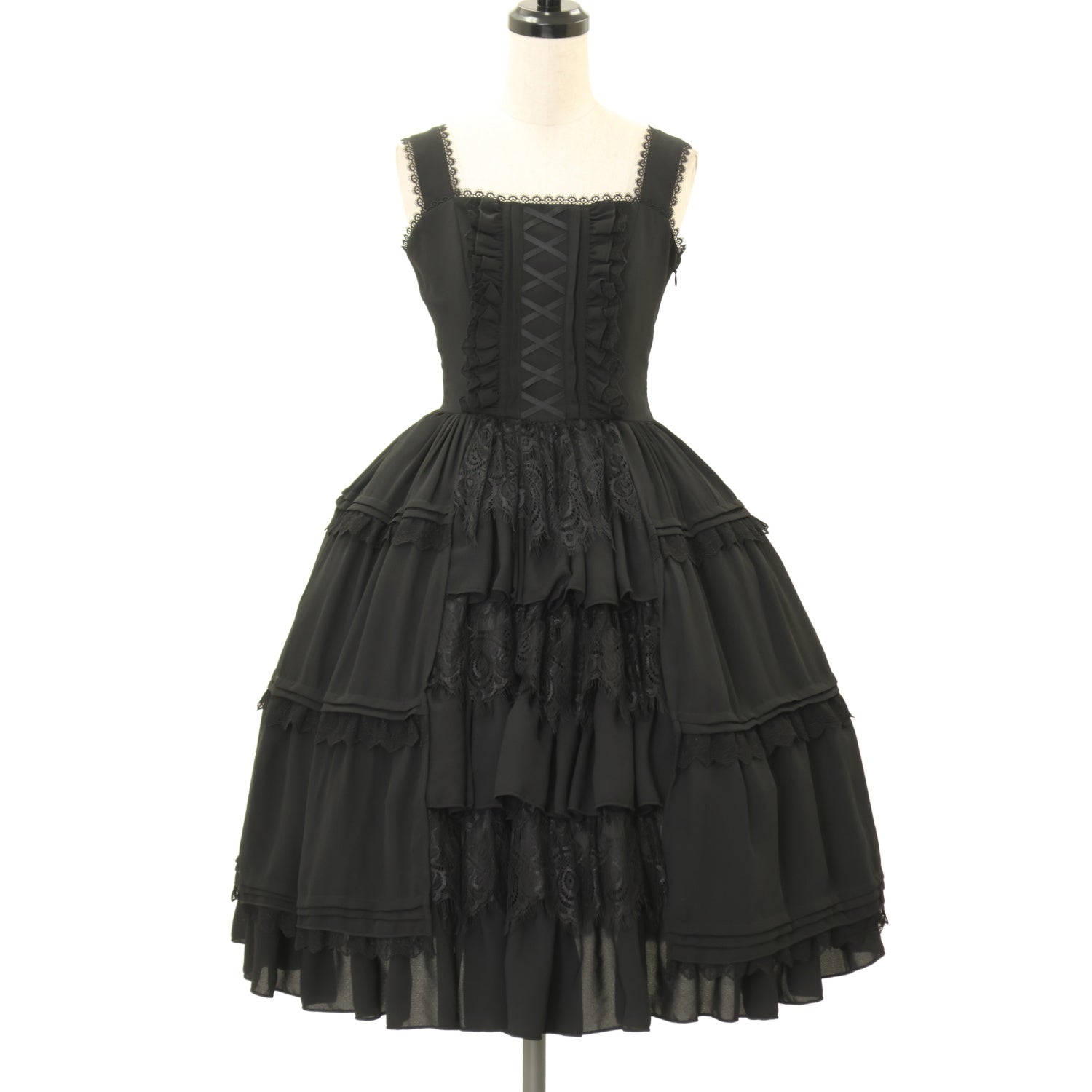 今期WAVE PATCHWORK JUMPER SKIRT試着のみ！ USED】【Vallée lys】Eternal Classic Jumper Skirt | ATELIER-PIERROT