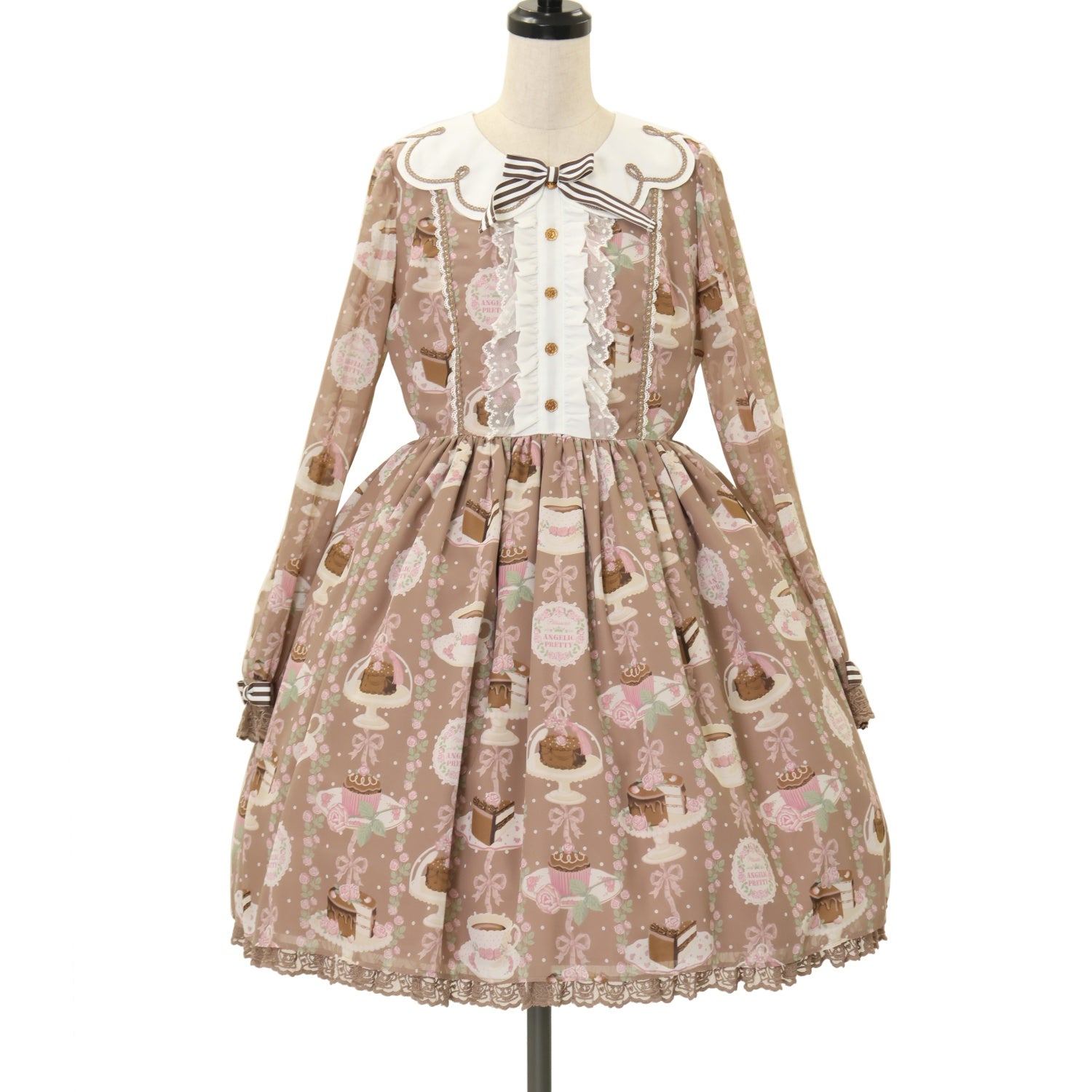 USED】Chocolate Teatimeワンピース | Angelic Pretty USED】Chocolate Teatimeワンピース | Angelic Pretty