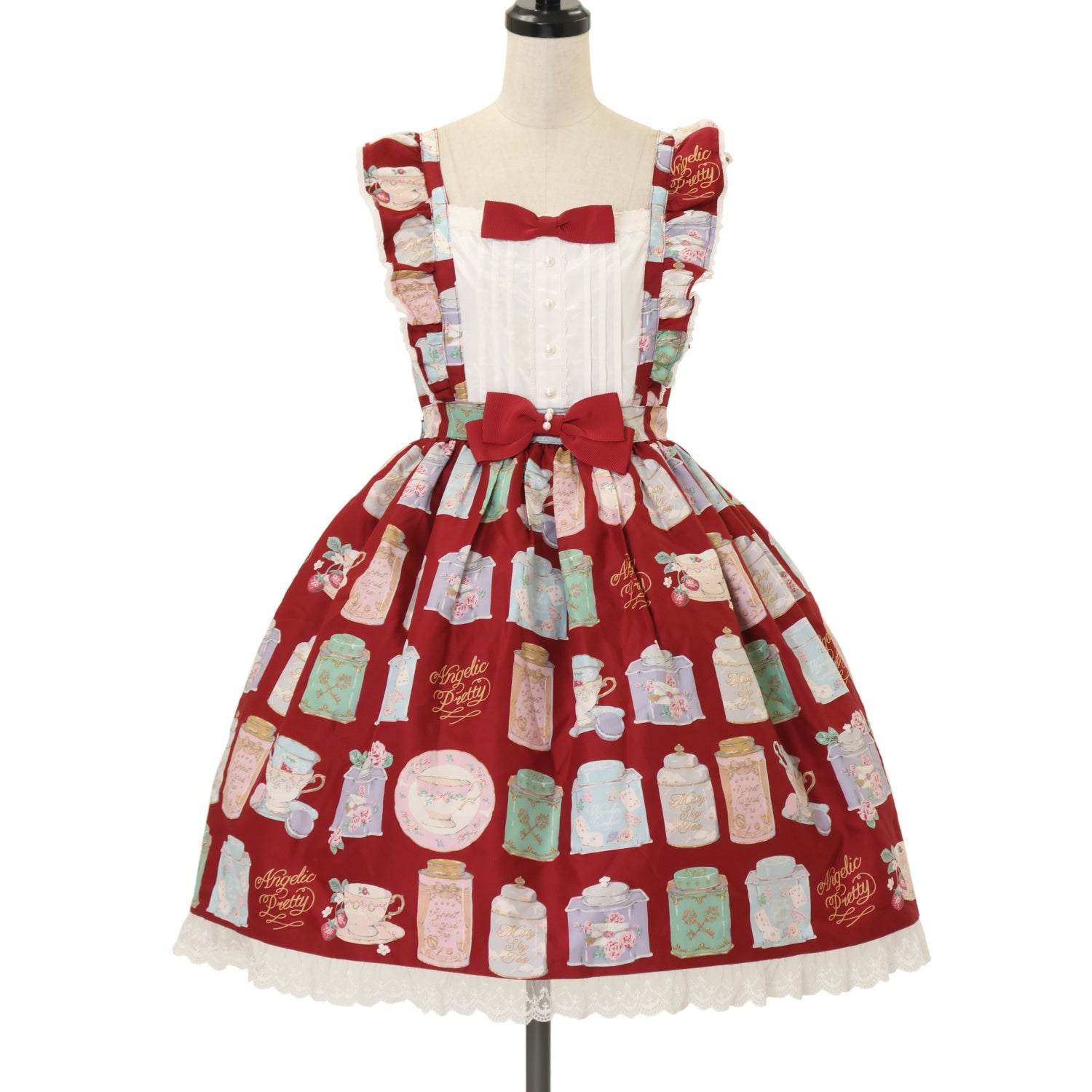 USED】Memorial Tea Museumジャンパースカート | Angelic Pretty USED】Memorial Tea Museumジャンパースカート | Angelic Pretty