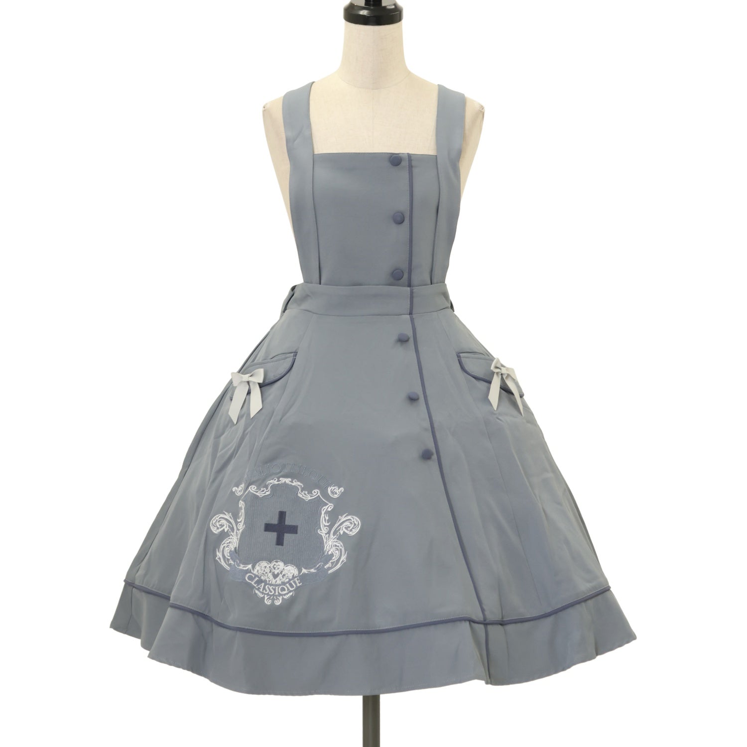 USED】【Mサイズ】Infirmiere Classique エプロンスカート（ミドル