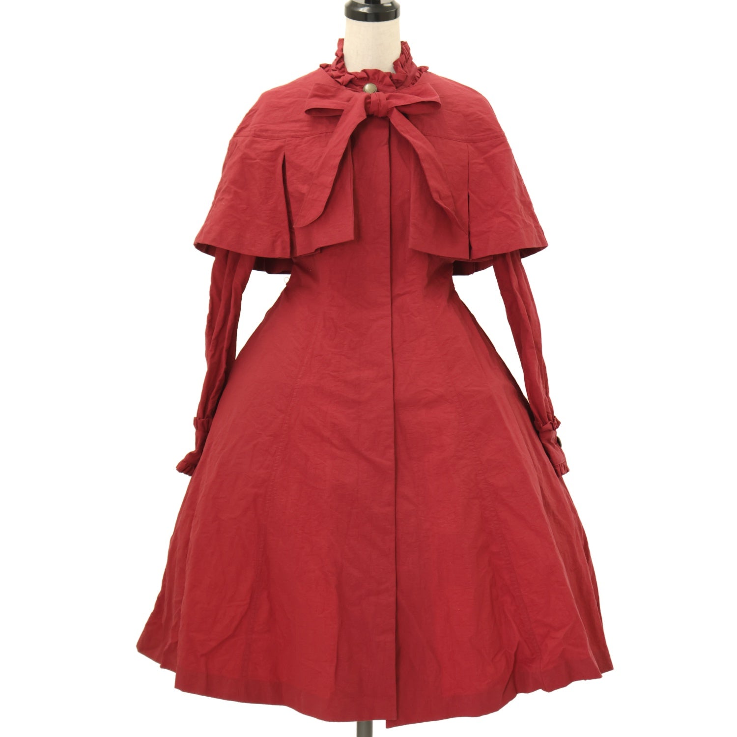 USED】ケープ付 ウォータープルーフコートドレス | Victorian Maiden