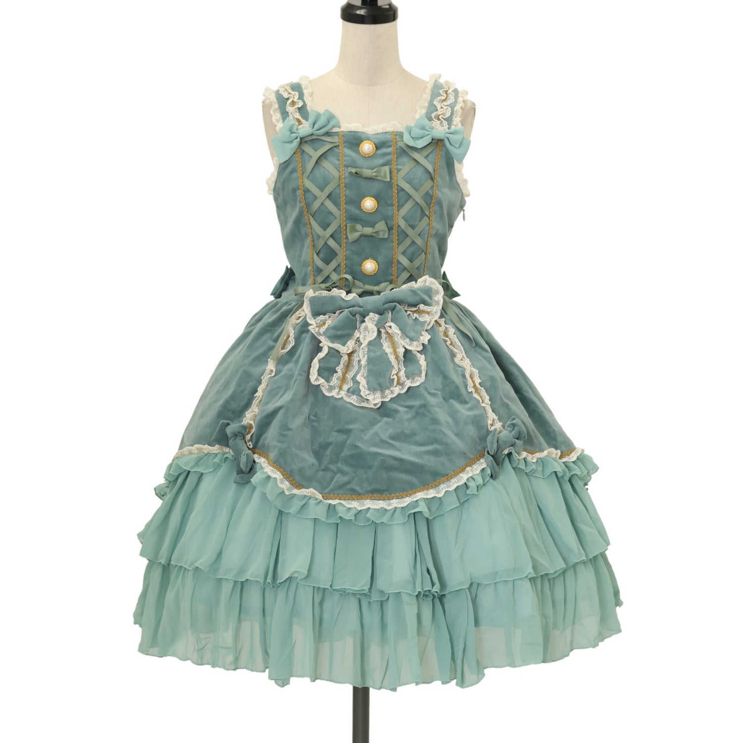 USED】別珍プリンセスリボンジャンパースカート | metamorphose