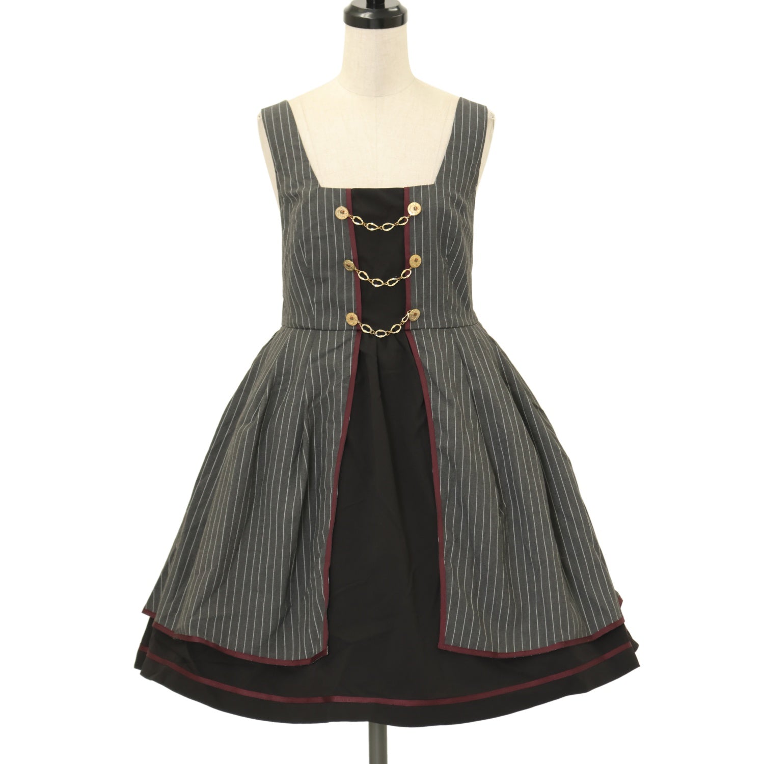 USED】ストライプレイヤードジャンスカ | Amavel | ロリータ ゴスロリ