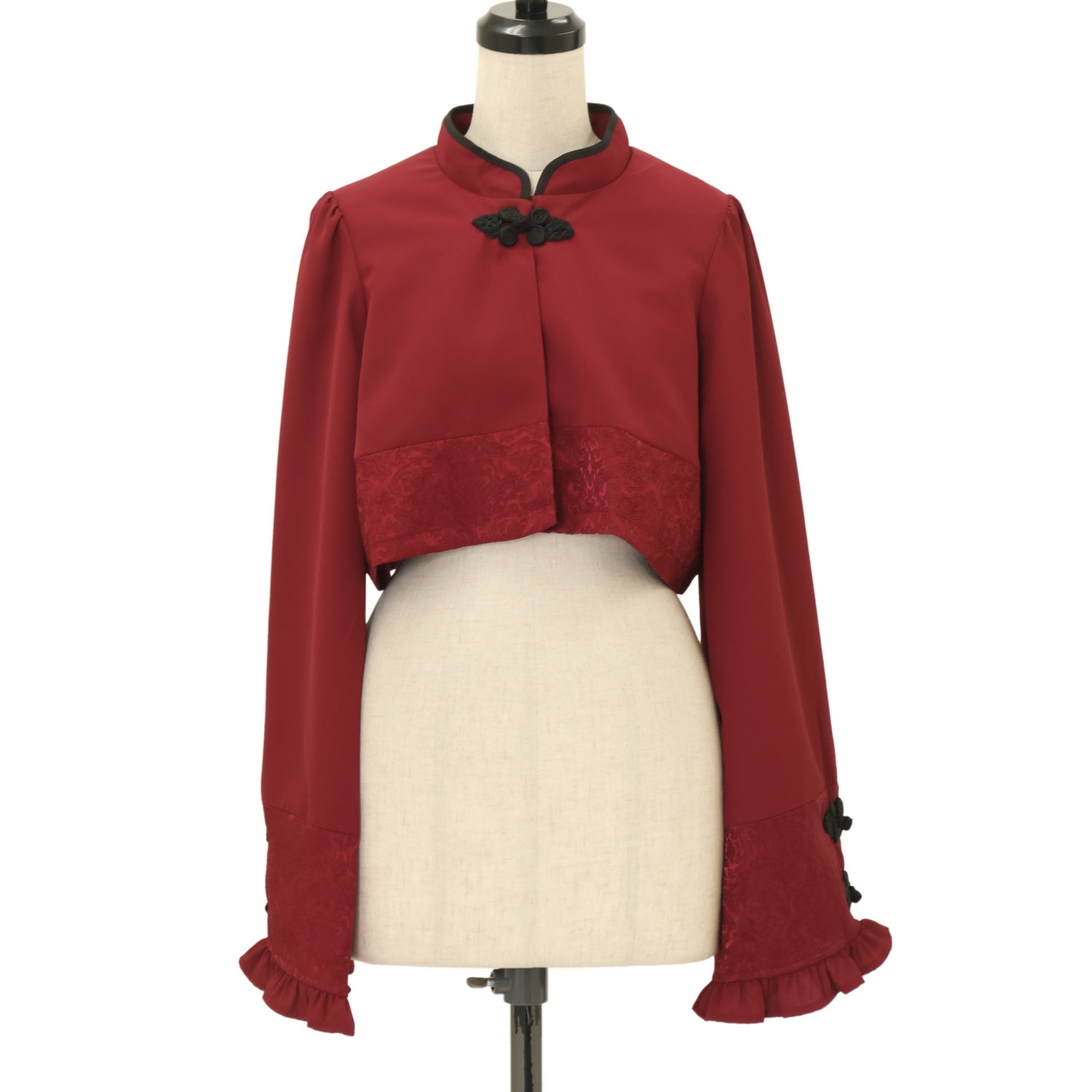USED】【axes femme kawaii/Mサイズ】チャイナ釦ボレロ | Chalmiere