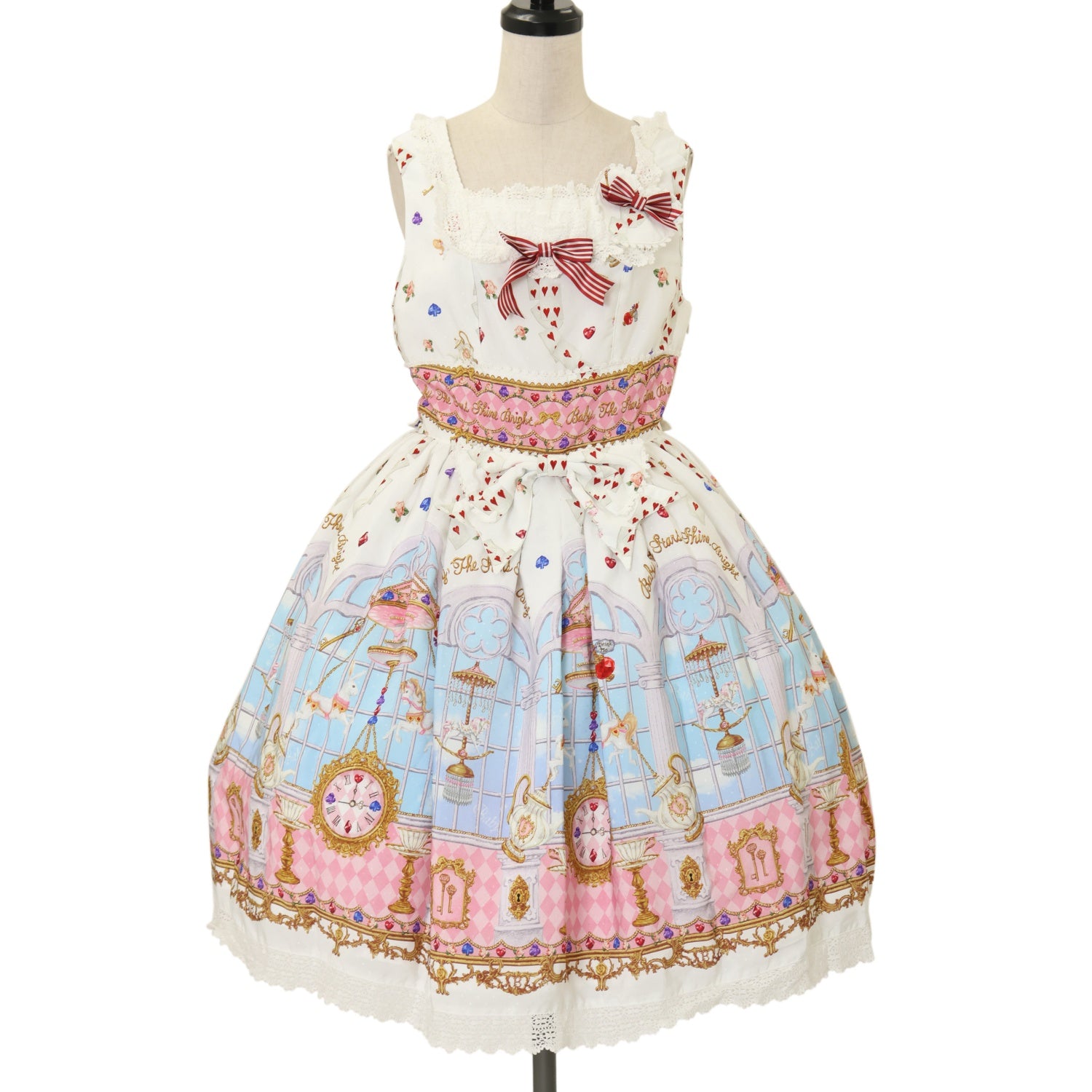 USED】Alice in the Crystal Palace柄Ribbonジャンパースカート | BABY
