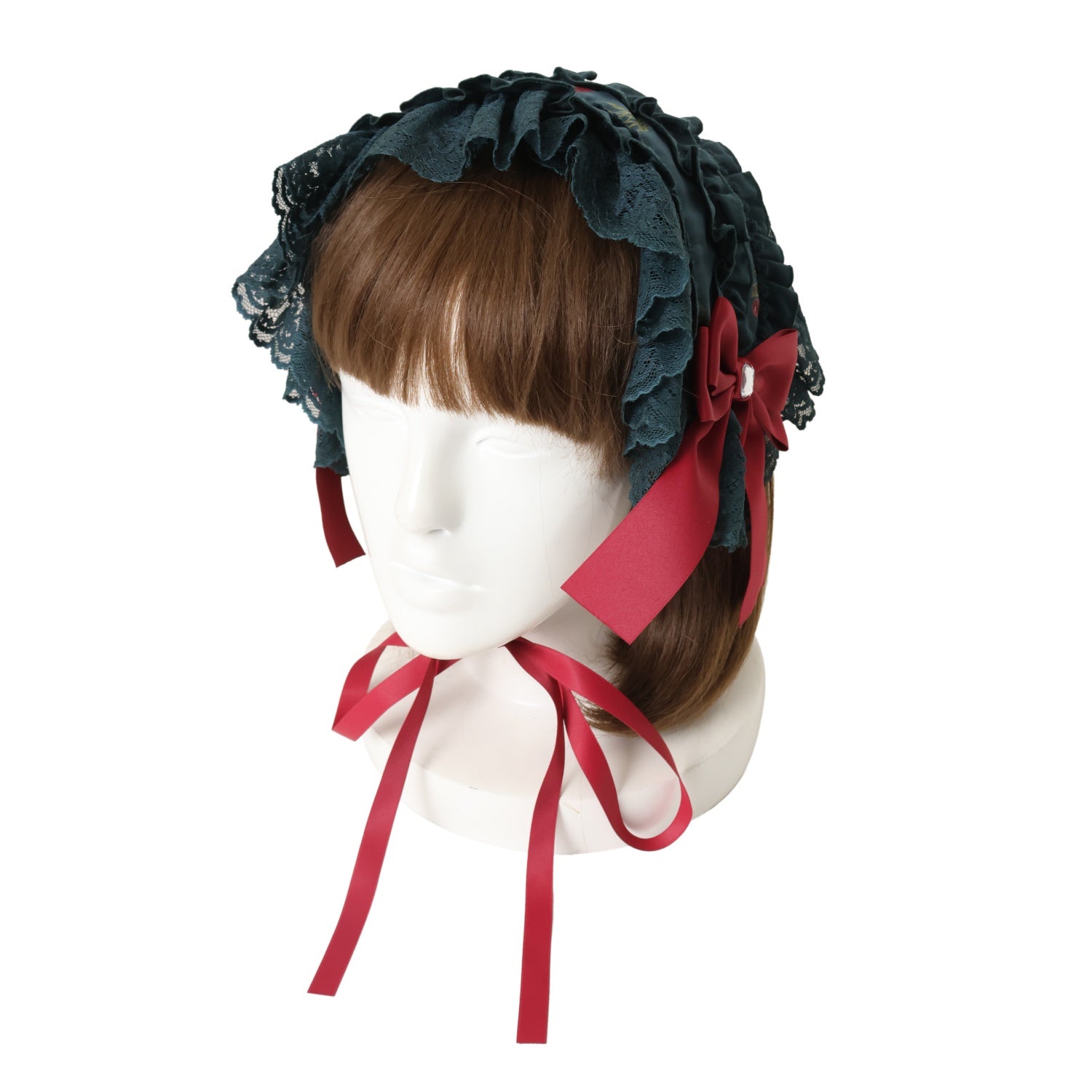 USED】Rosy Gem～魅惑のりんご～レースフリルヘッドドレス