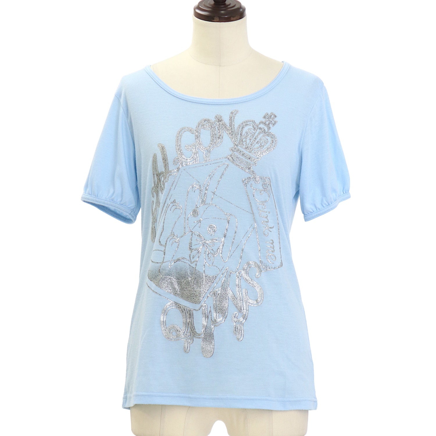 USED】うさぎラメプリントパフTシャツ | ALGONQUINS | ロリータ