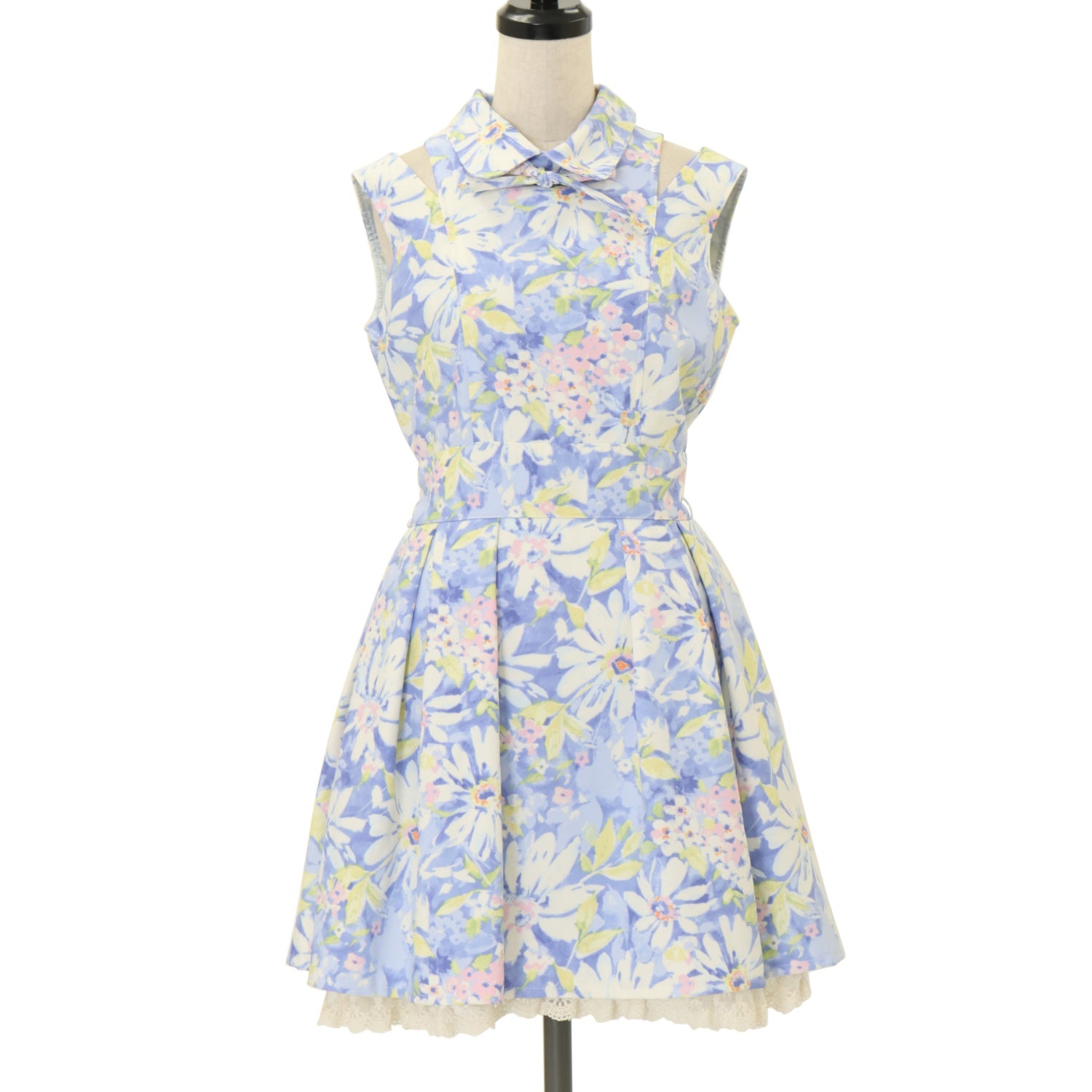LIZ LISA ベロア花柄ワンピース USED】花柄ノースリーブワンピース | LIZ LISA Wunderwelt Online Shop