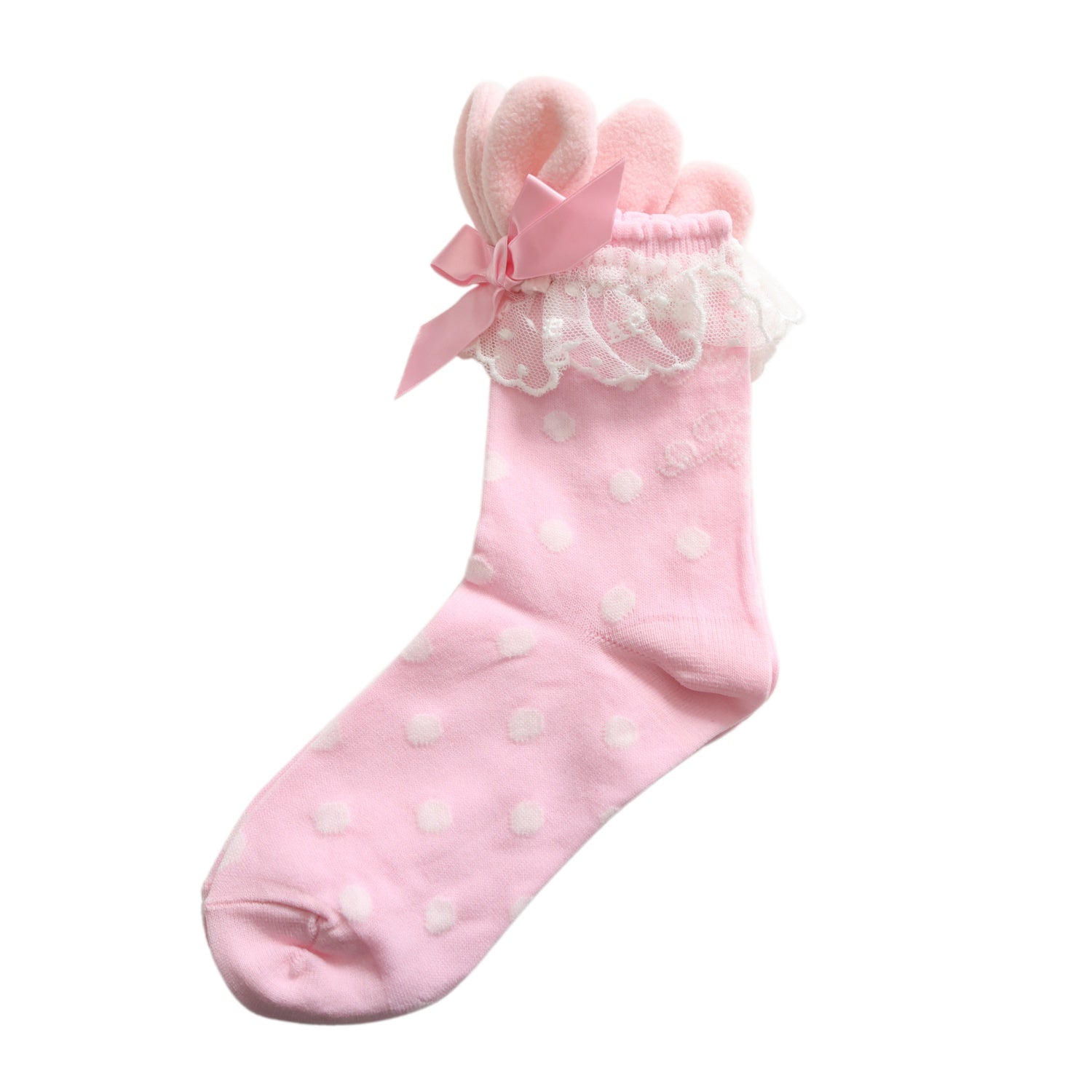 USED】Bunnyドットクルー丈ソックス | Angelic Pretty Wunderwelt