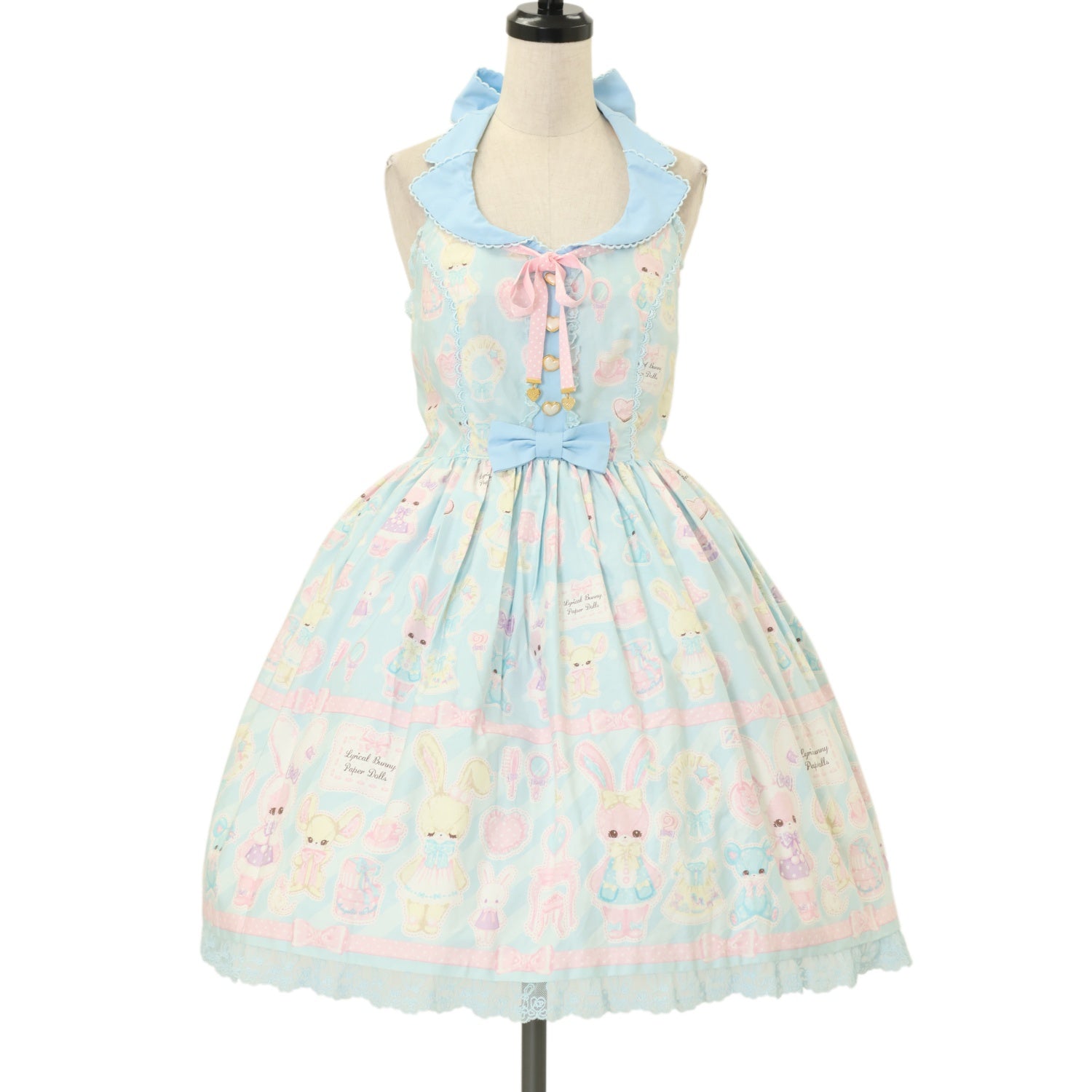 USED】Fancy Paper Dolls襟付きジャンパースカート | Angelic Pretty