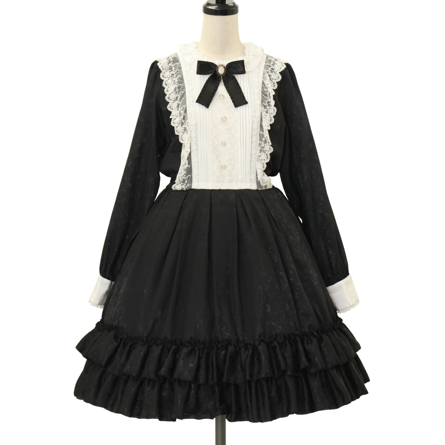 USED】ローズジャガードワンピース(長袖) | Pina sweetcollection