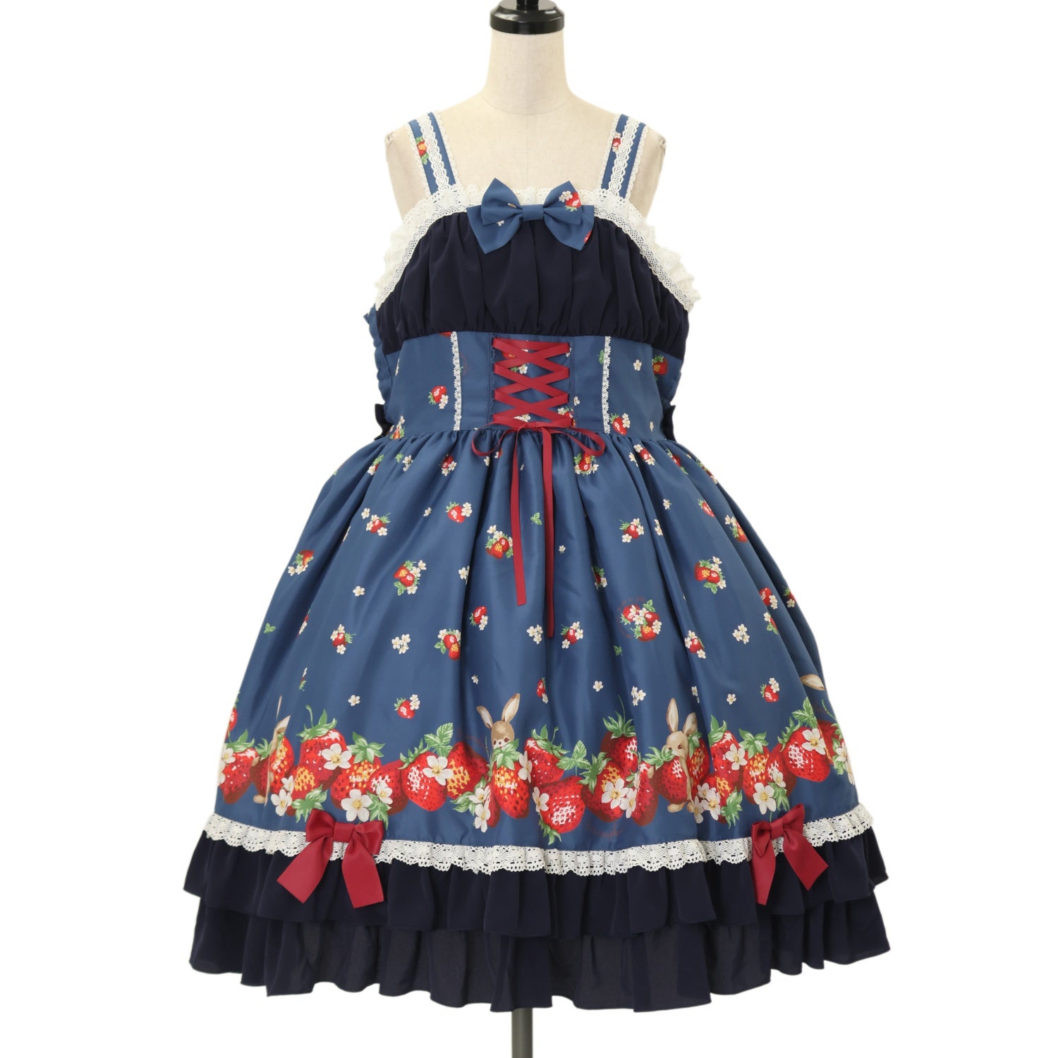 USED】【プラスサイズ】ストロベリーガーデンバッスルフリルジャンパー