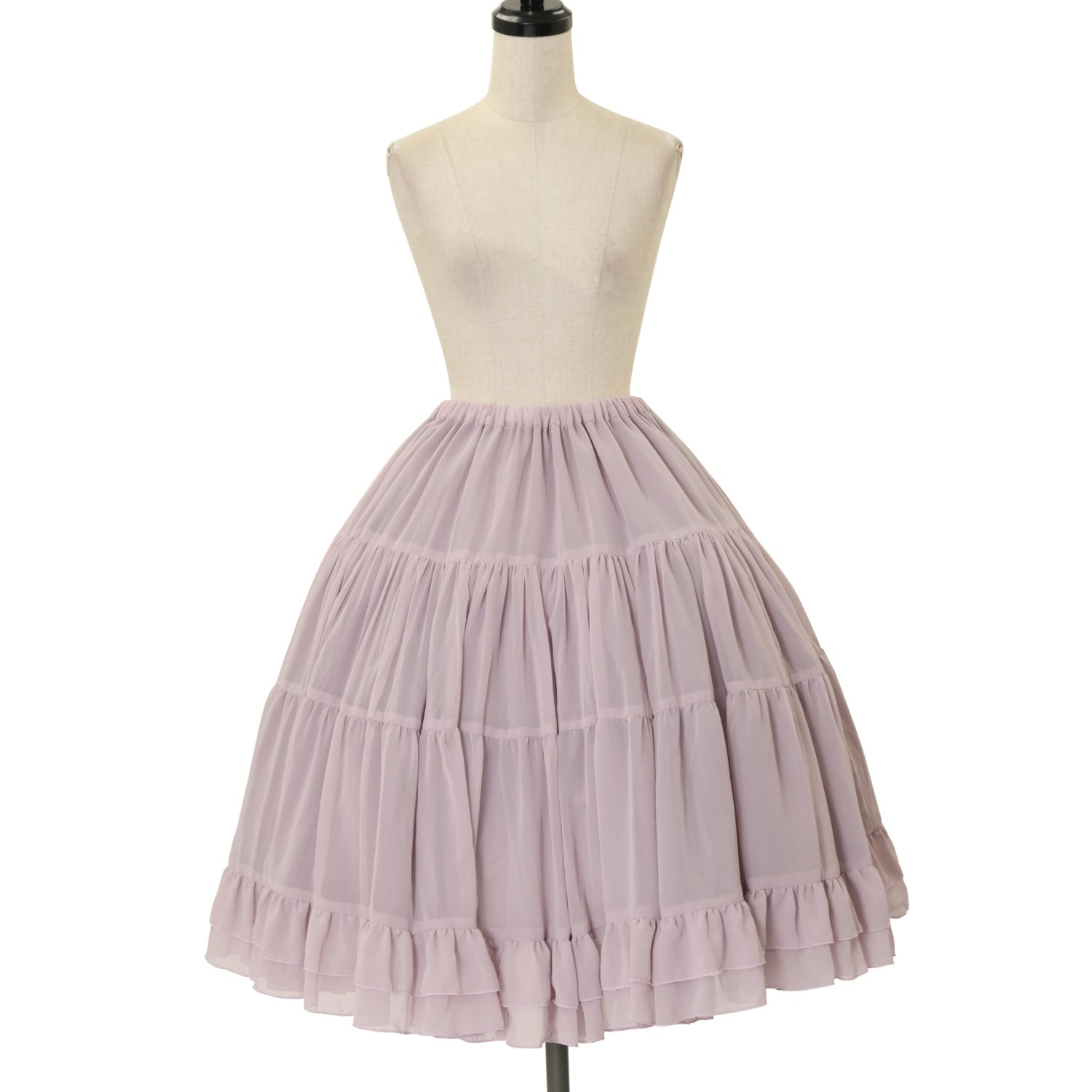 USED】ボリュームシフォンフリルペチコートスカート | Victorian