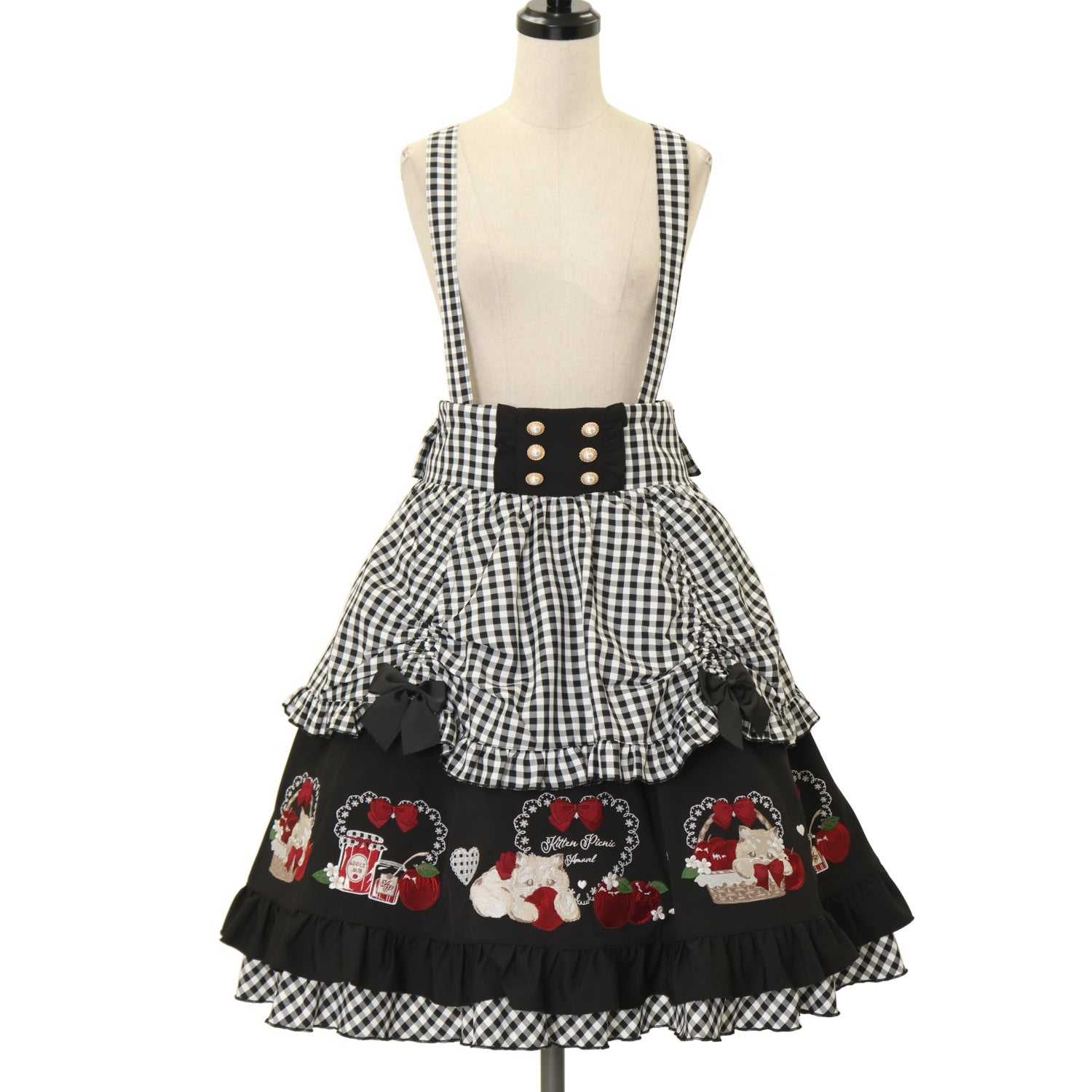 【新品】アマベル Dreaming Kitten Picnic スカート＋おまけ USED】Dreaming Kitten Picnicスカート | Amavel Wunderwelt Online