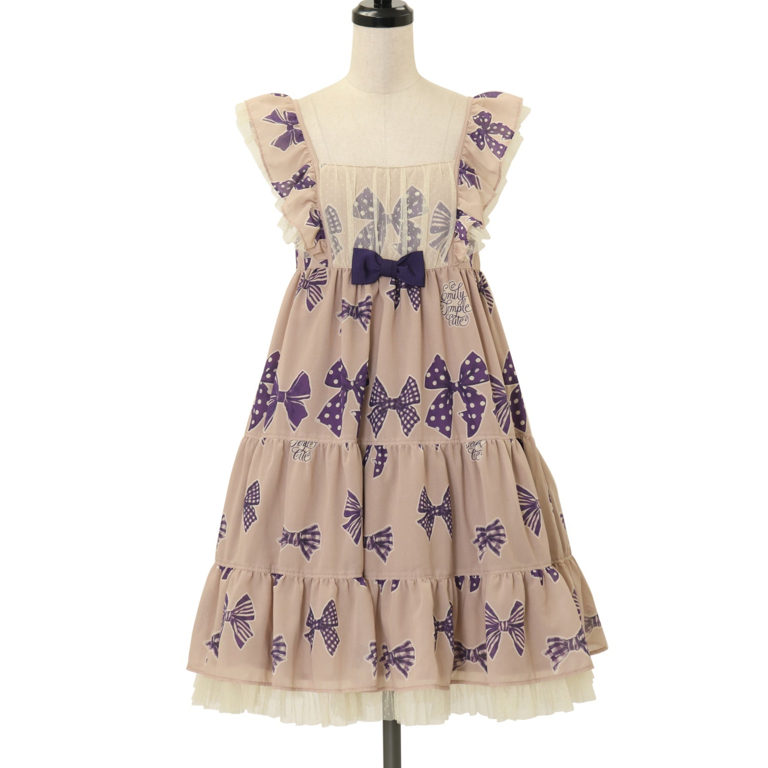 USED】アソートRiBBONラッフルワンピース | Emily Temple cute