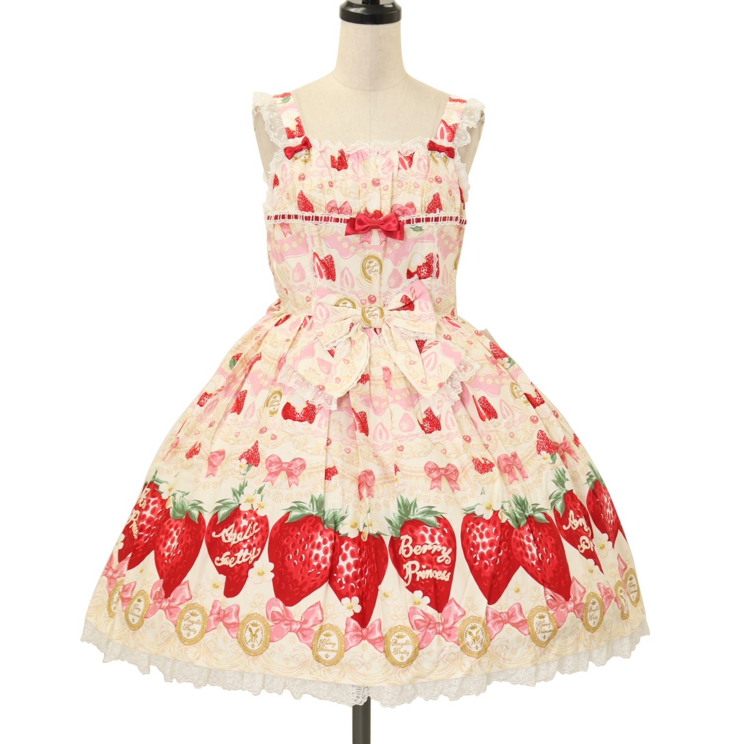 入手困難 angelic pretty メルティベリープリンセス スカート USED】Melty Berry Princessジャンパースカート | Angelic Pretty