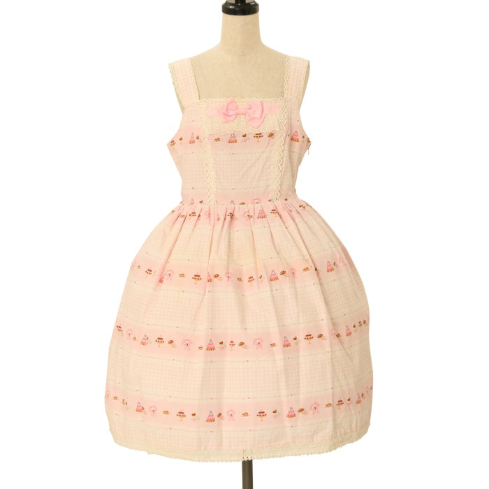 USED】うさくみゃスイーツ柄ジャンパースカート | BABY, THE STARS