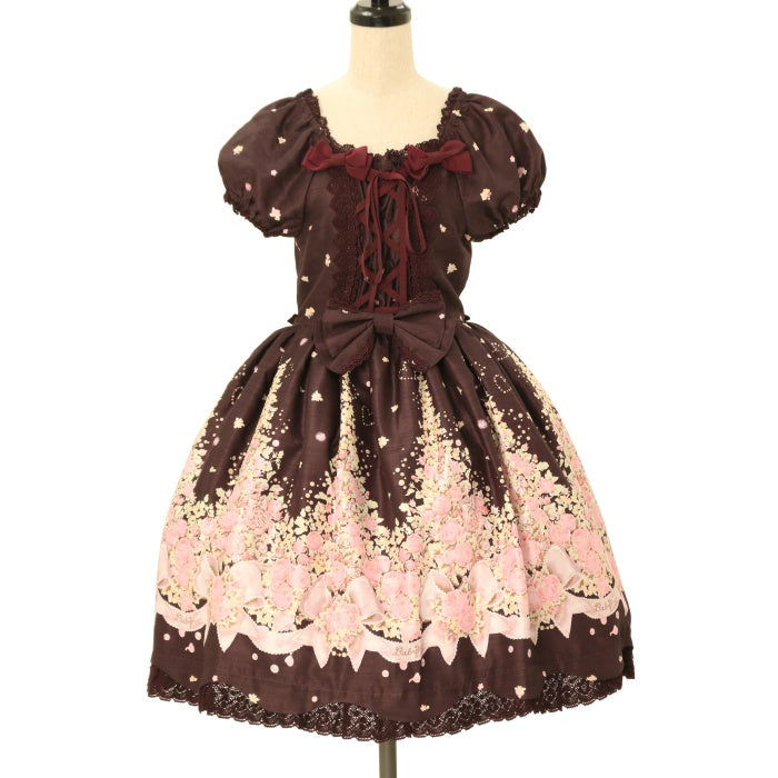 美品 BABY ジュエルツリーブーケ柄ワンピース BABY,THE STARS SHINE BRIGHT - BABY♡ジュエルツリーブーケ柄