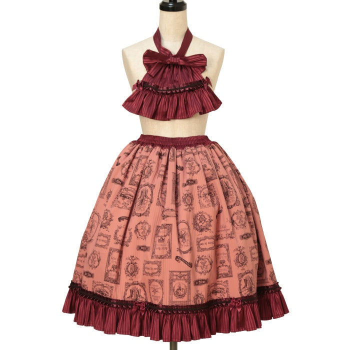 USED】【15周年記念商品】ジャボ付きプリントスカート | EXCENTRIQUE 