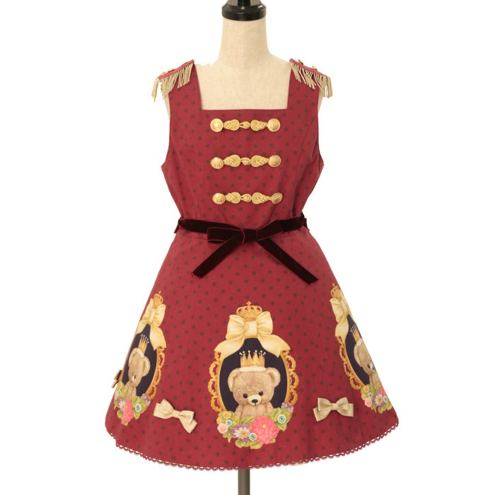 メタモルフォーゼ Disney アリス柄JSKセット 黒 ディズニー