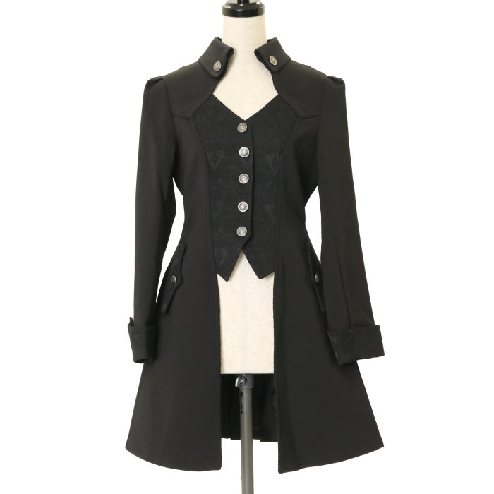 BPN for men アシメ裾ロングジャケット