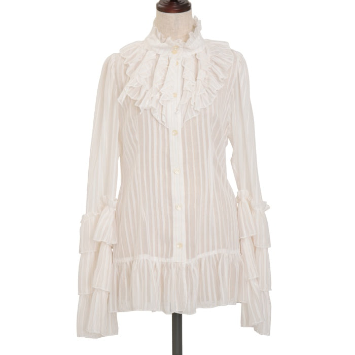 USED】ラメストライプ姫袖ブラウス | ALICE and the PIRATES