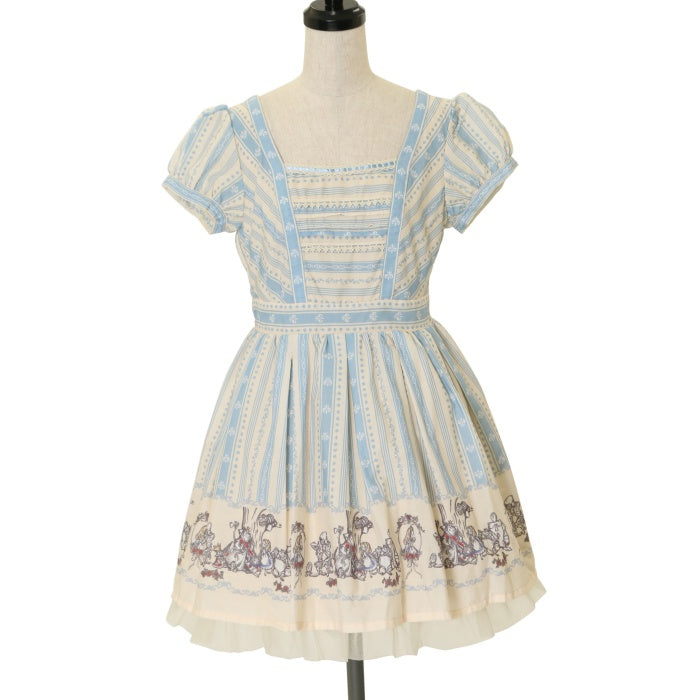 USED】【Disney/サイズ2】スクエアワンピース（アリスver.） Secret Honey Wunderwelt Gothic   Lolita中古洋装网上商城